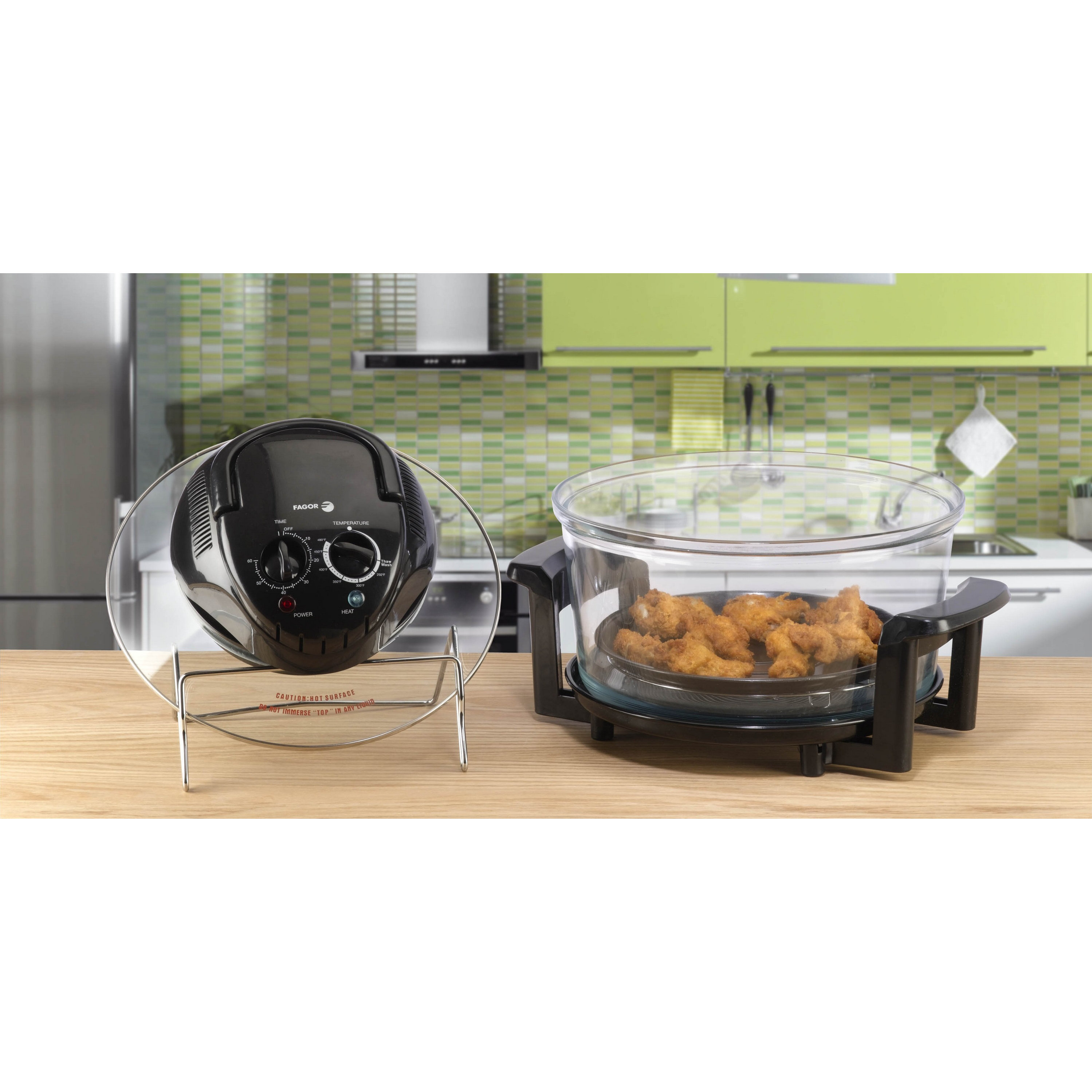 halogen oven with rotisserie