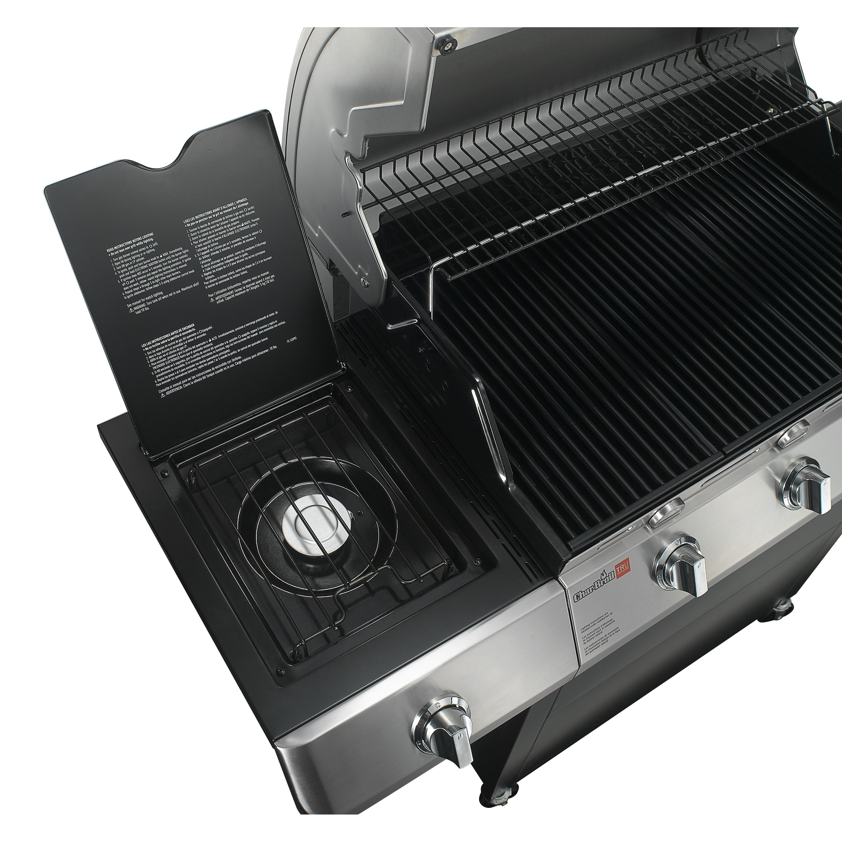 CharBroil TRUInfrared Performance 3 Burner Gas Grill with Side Burner
