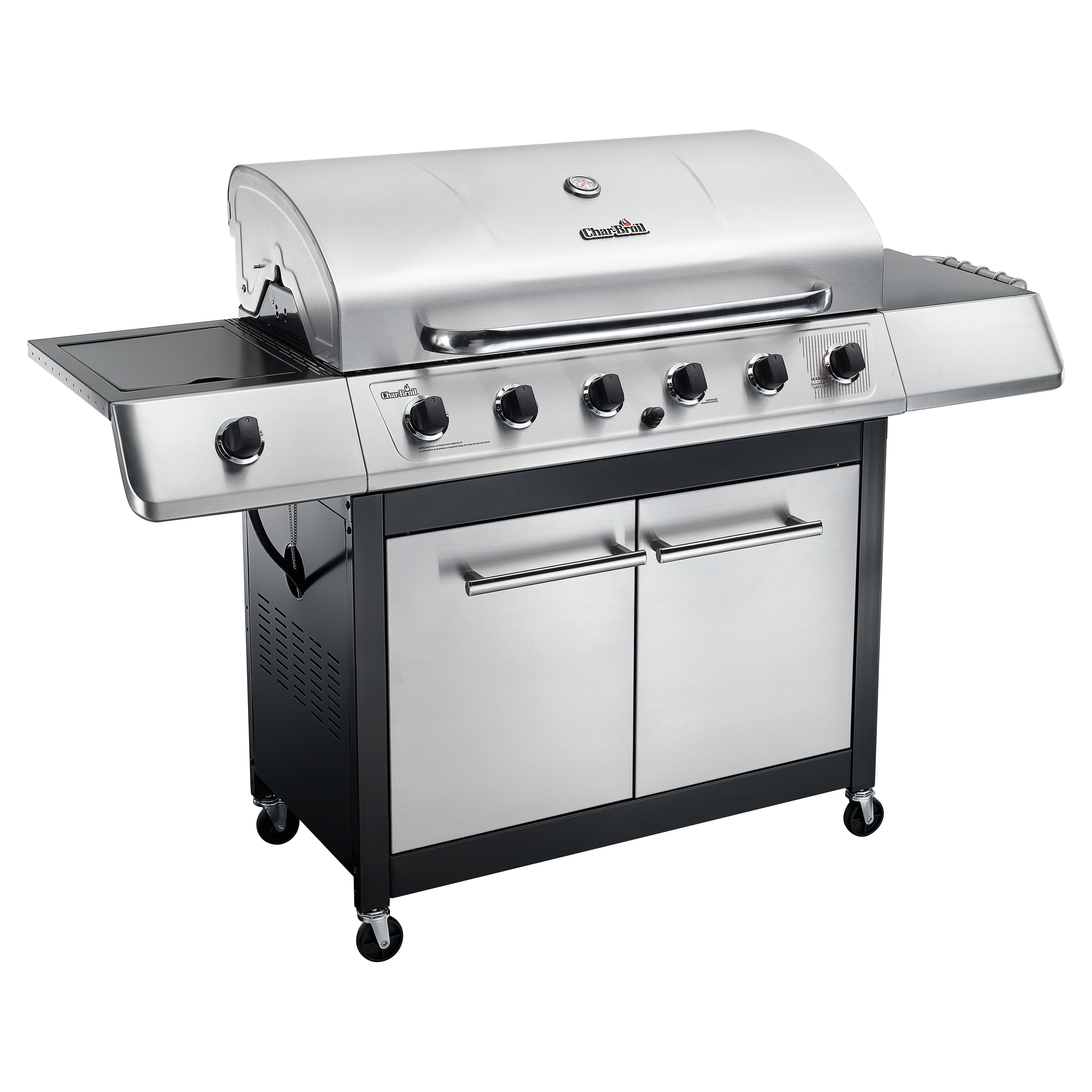 CharBroil Classic 6 Burner 65,000 BTU Gas Grill with Side Burner Char Broil 6 Burner Stainless Steel Gas Grill