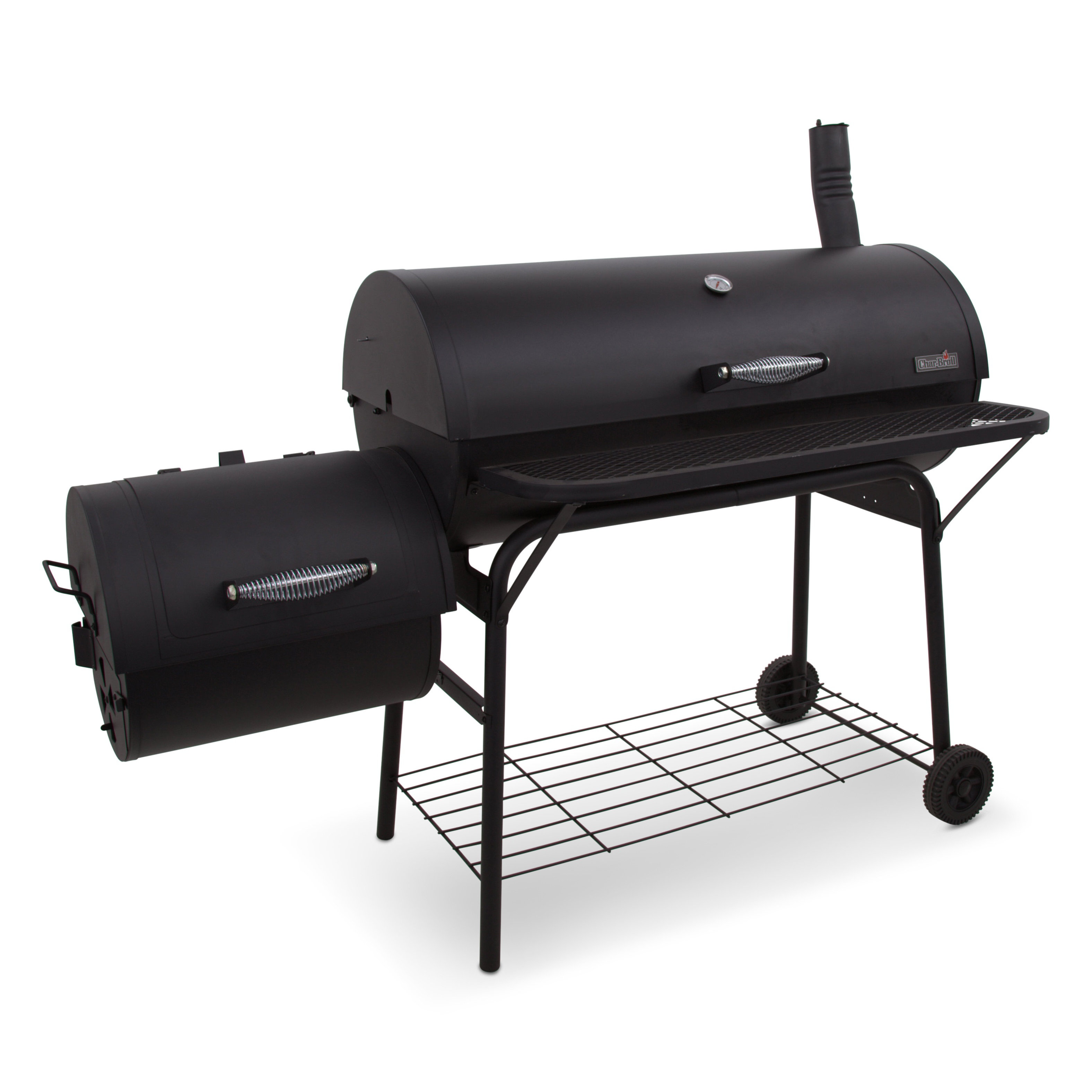 CharBroil American Gourmet Deluxe Offset Charcoal Smoker & Grill