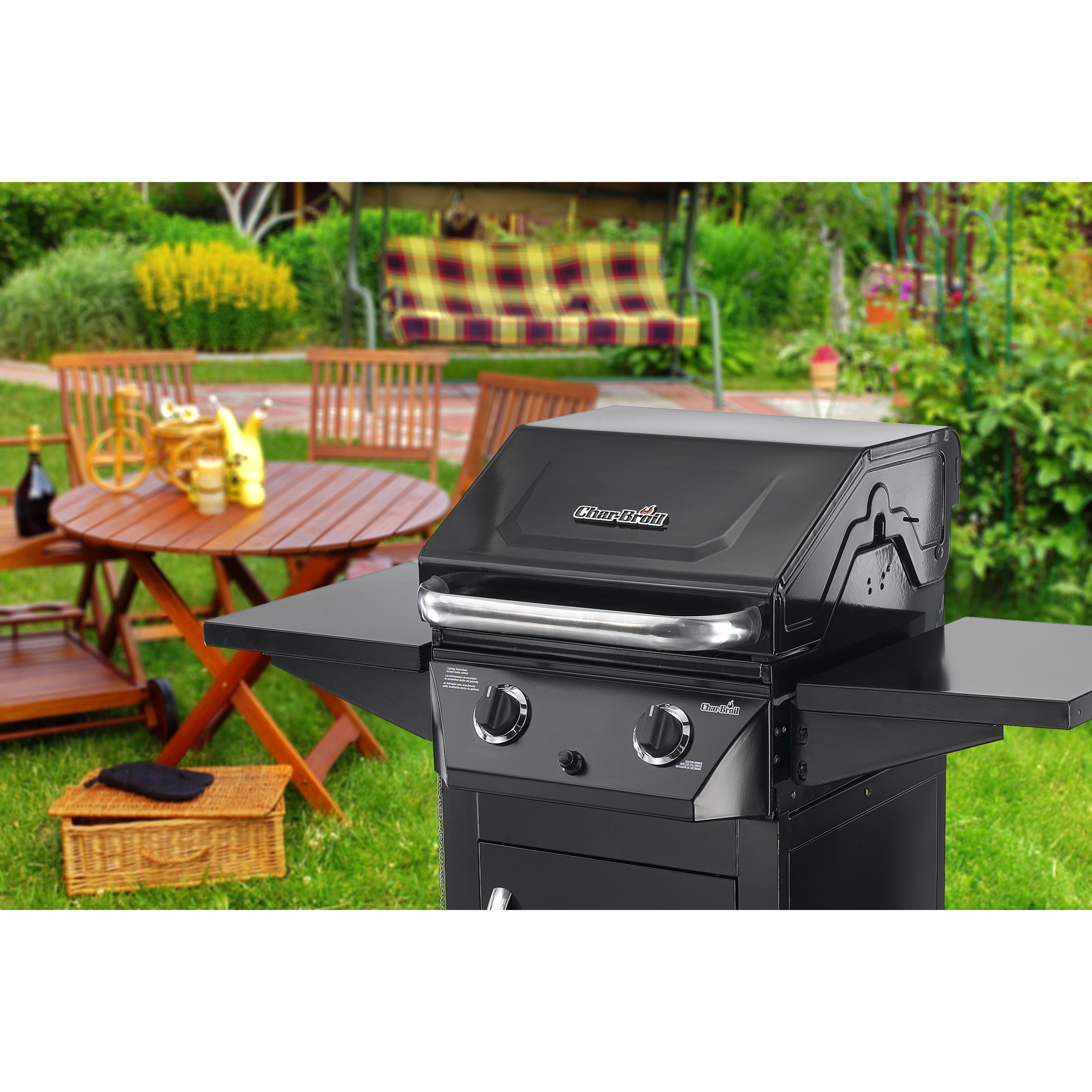 CharBroil Classic 2 Burner Free Standing Liquid Propane Gas Grill