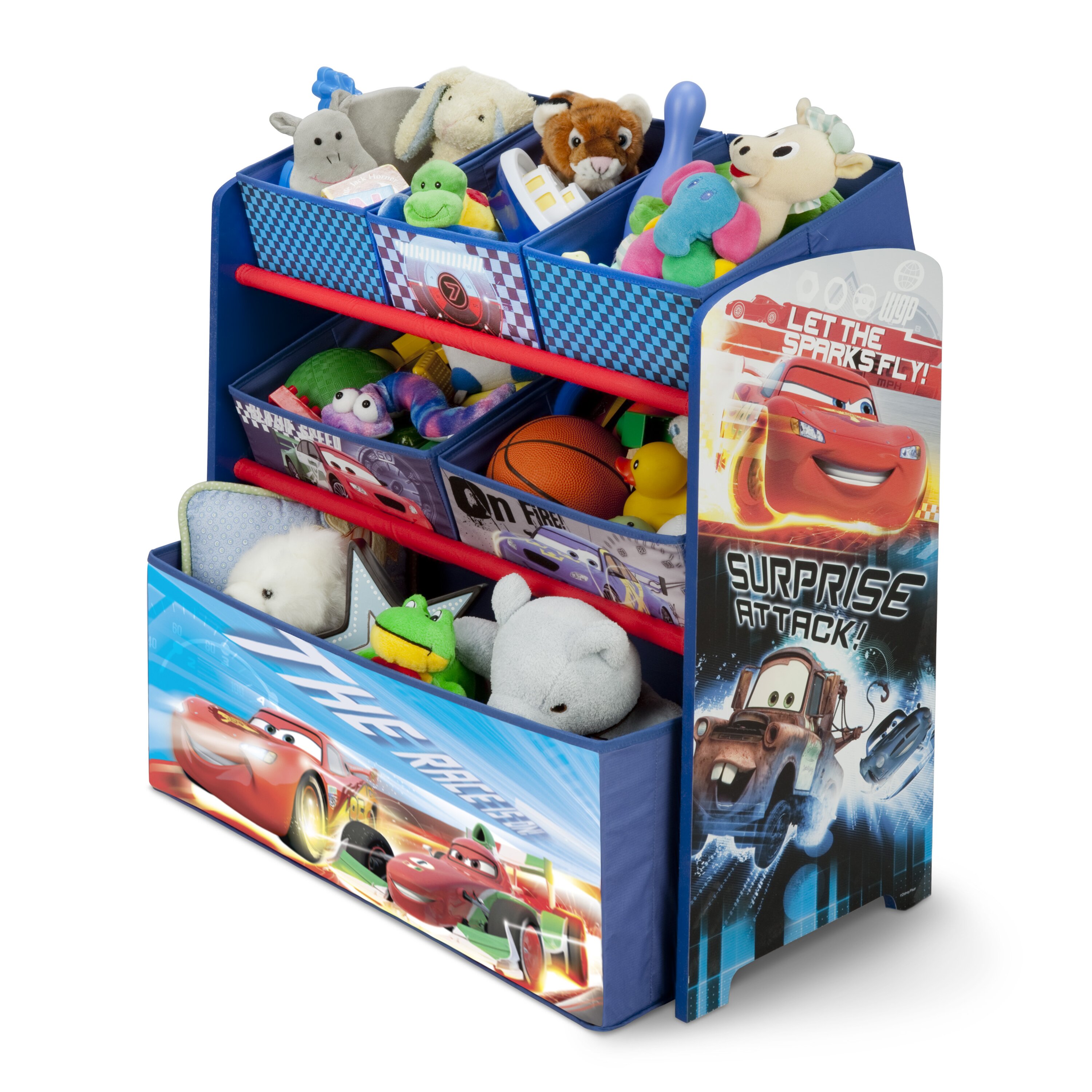 Delta Children Cars MultiBin Toy Organizer & Reviews Wayfair