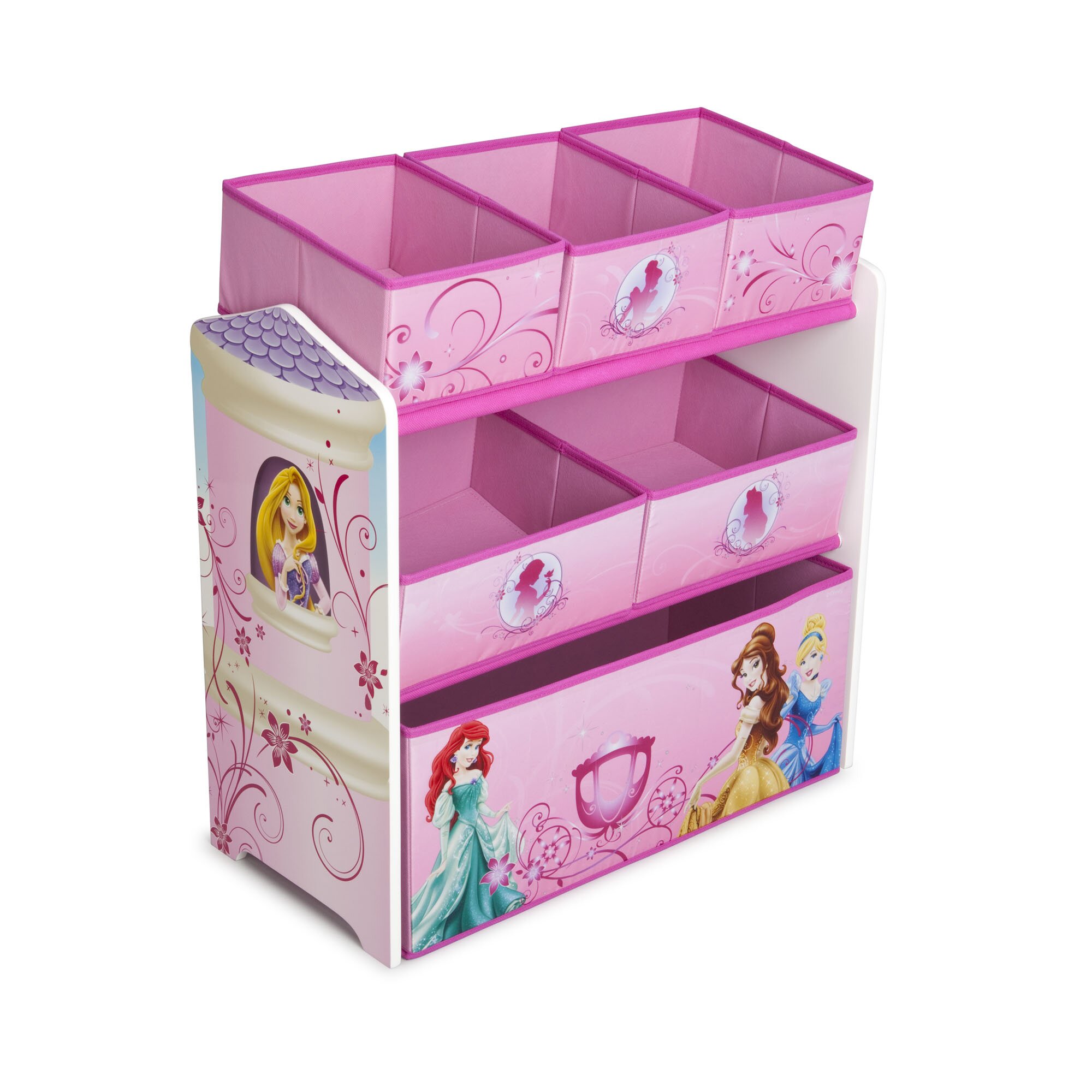 disney princess 9 bin toy organizer