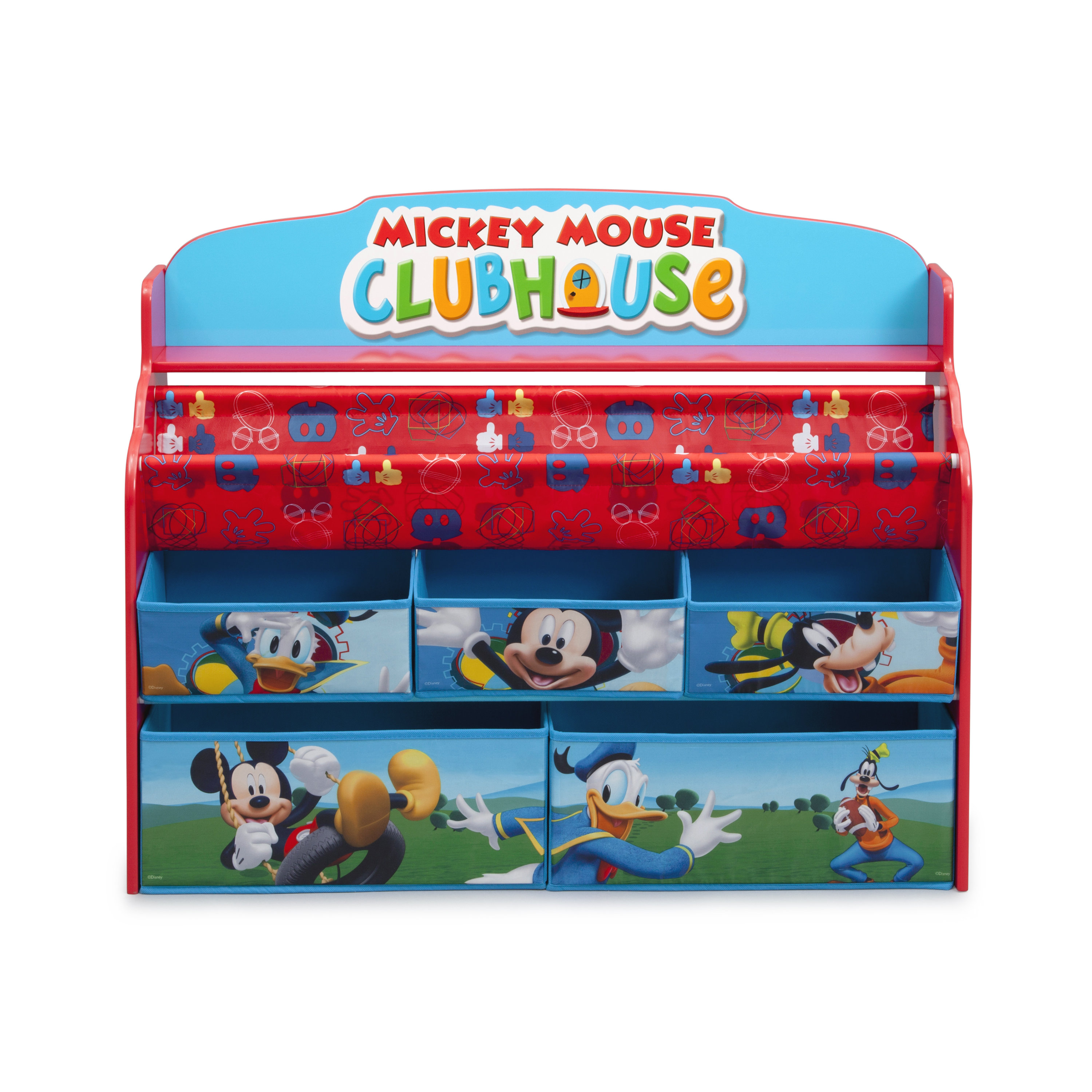 Delta Children Mickey Mouse Deluxe Book and Toy Organizer & Reviews