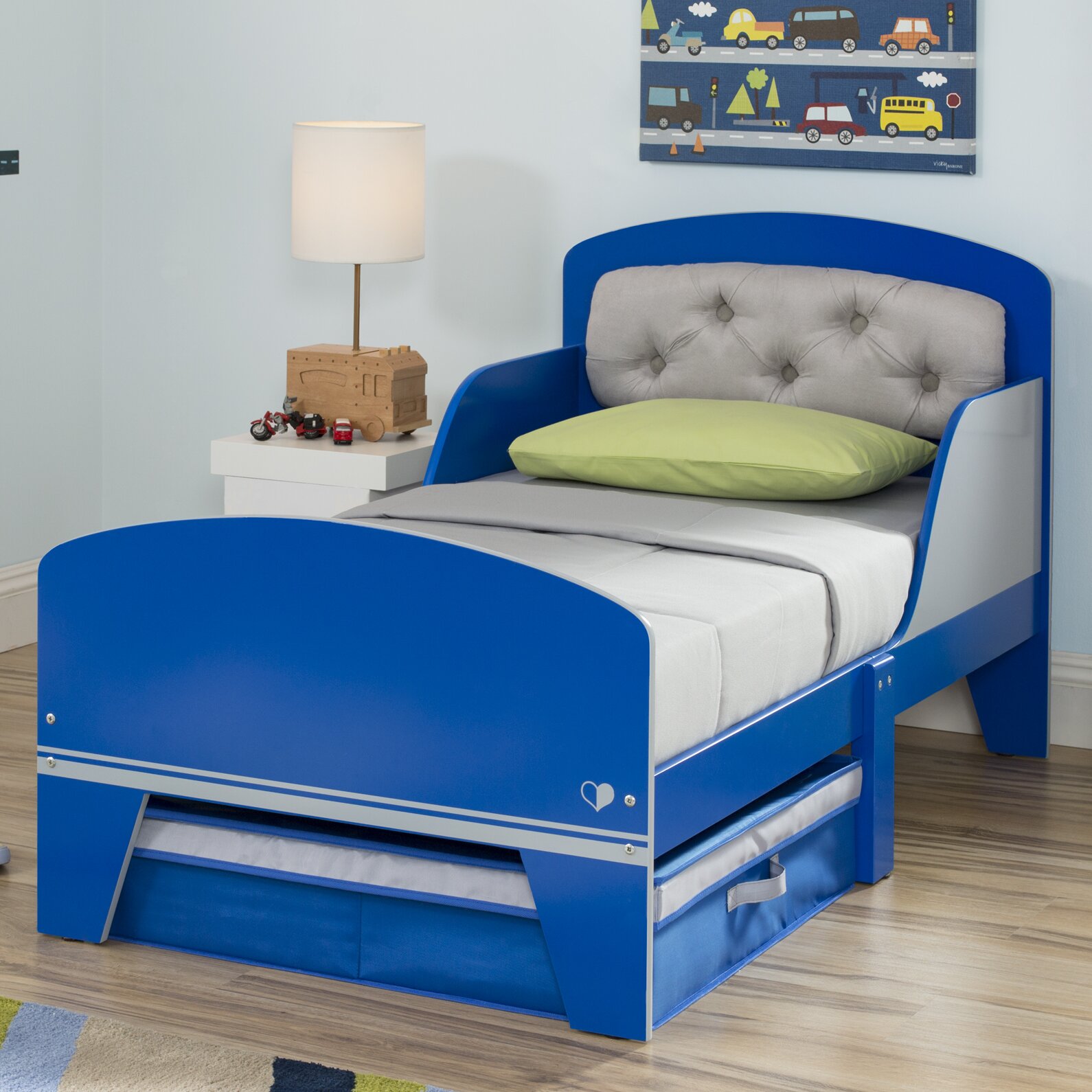 Delta Children Jack and Jill Toddler Bed with Storage & Reviews | Wayfair