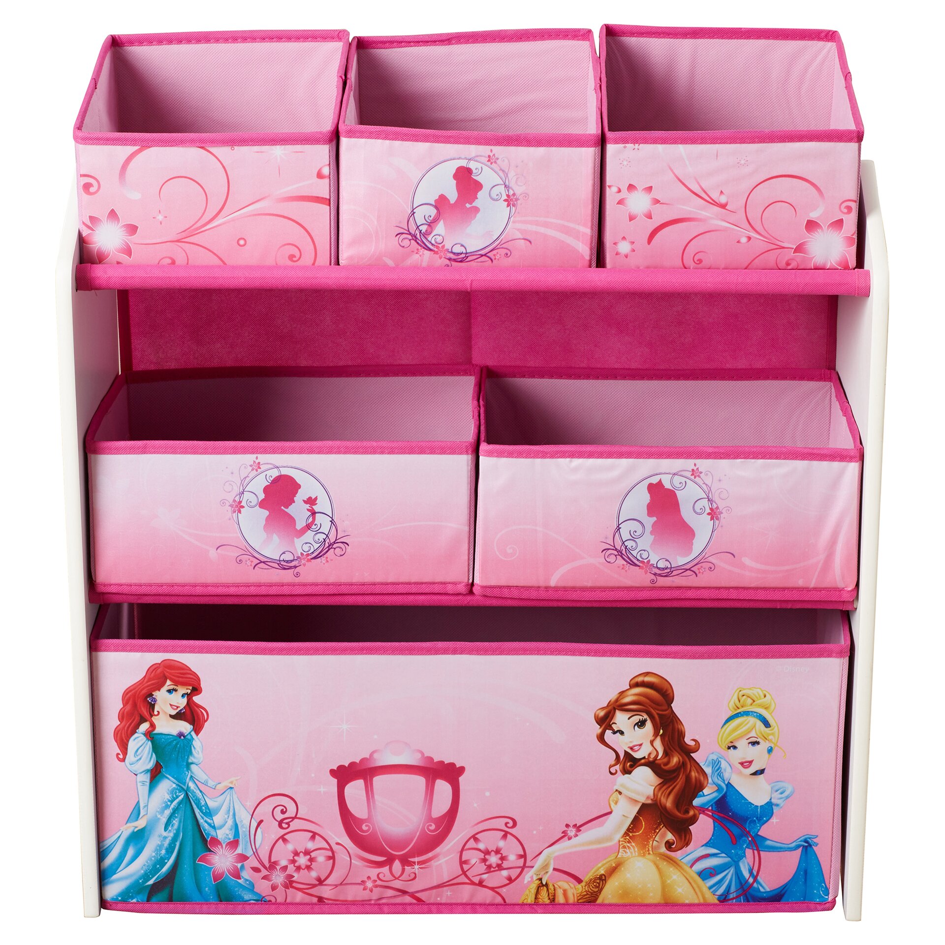 disney princess 9 bin toy organizer