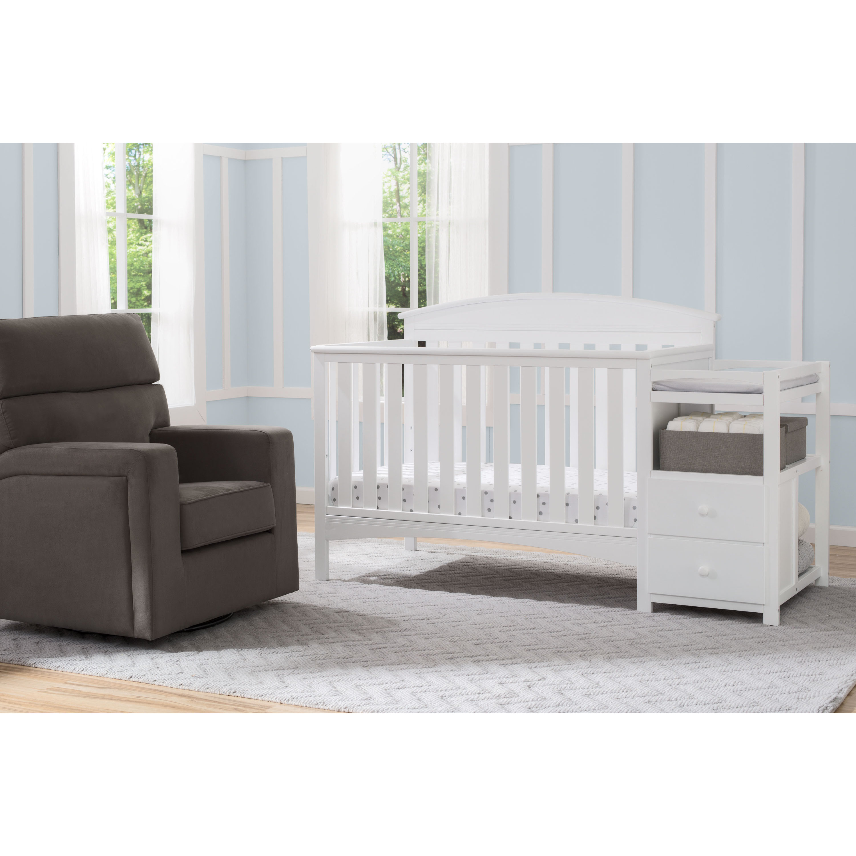 Delta Children Abby 4in1 Convertible Crib and Changer & Reviews Wayfair