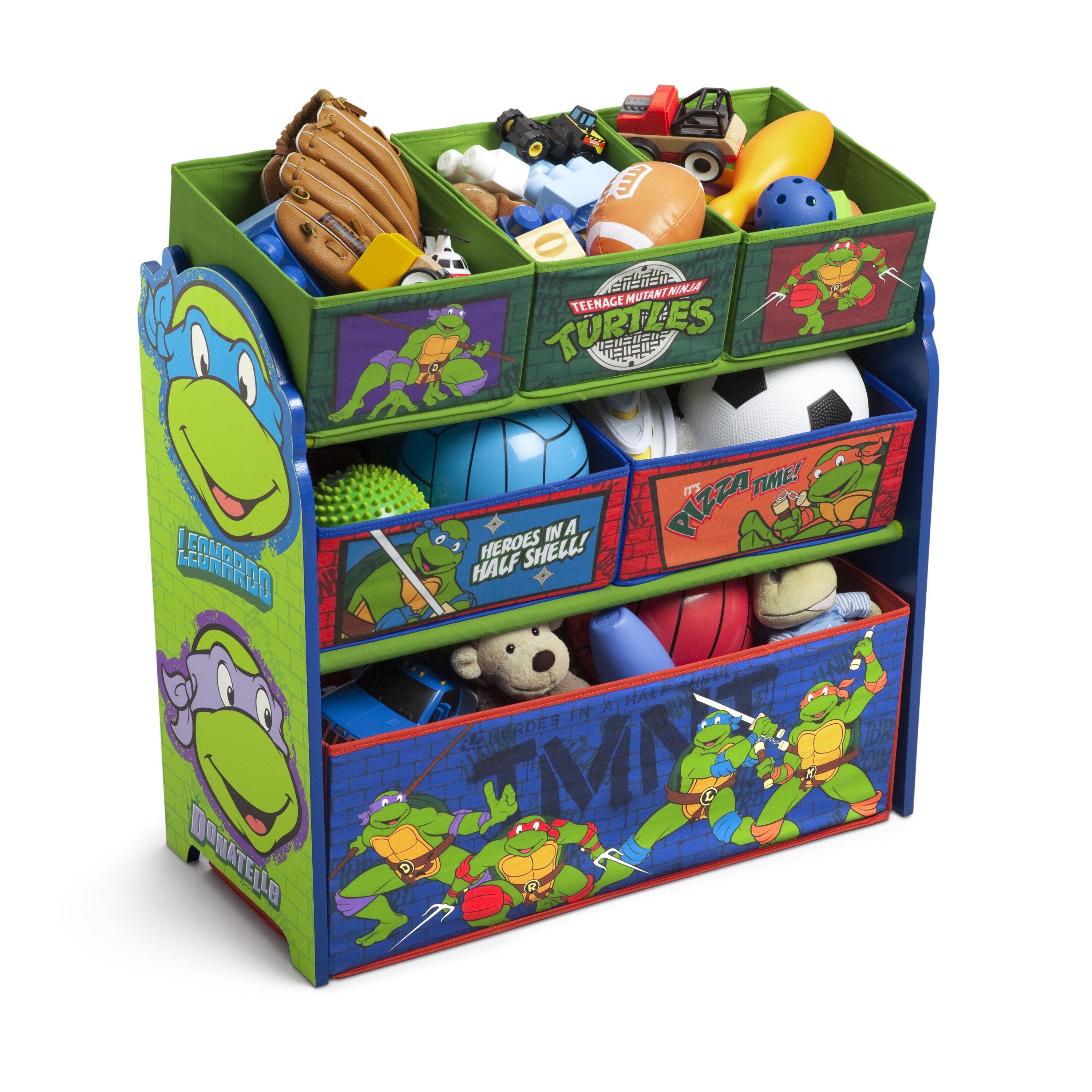 ninja turtle toy bin