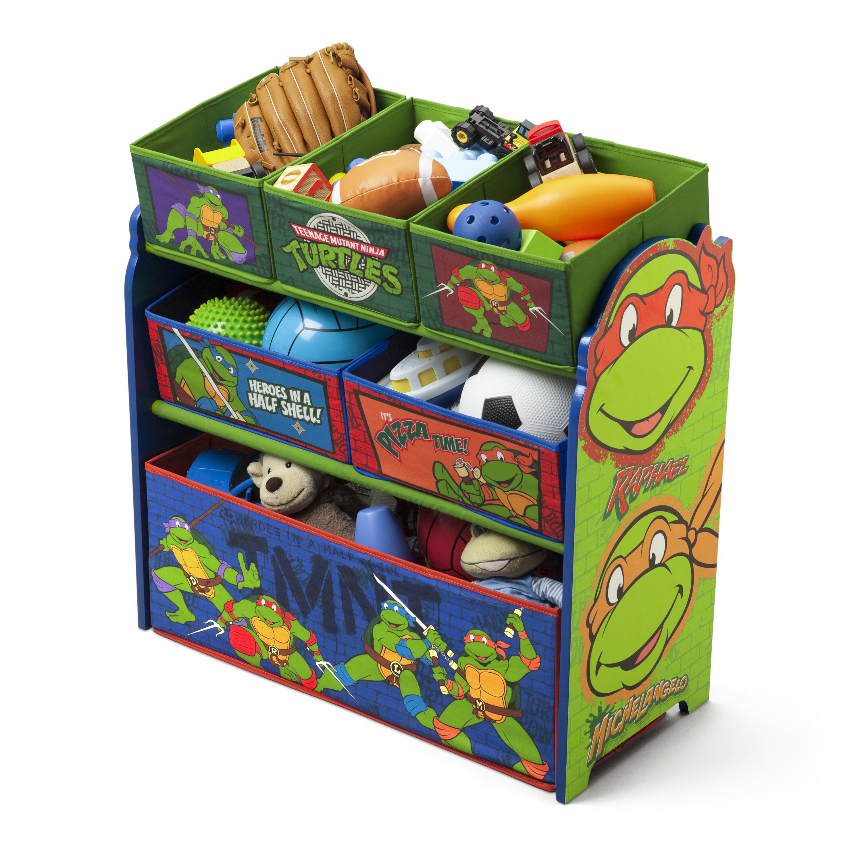 ninja turtle toy bin