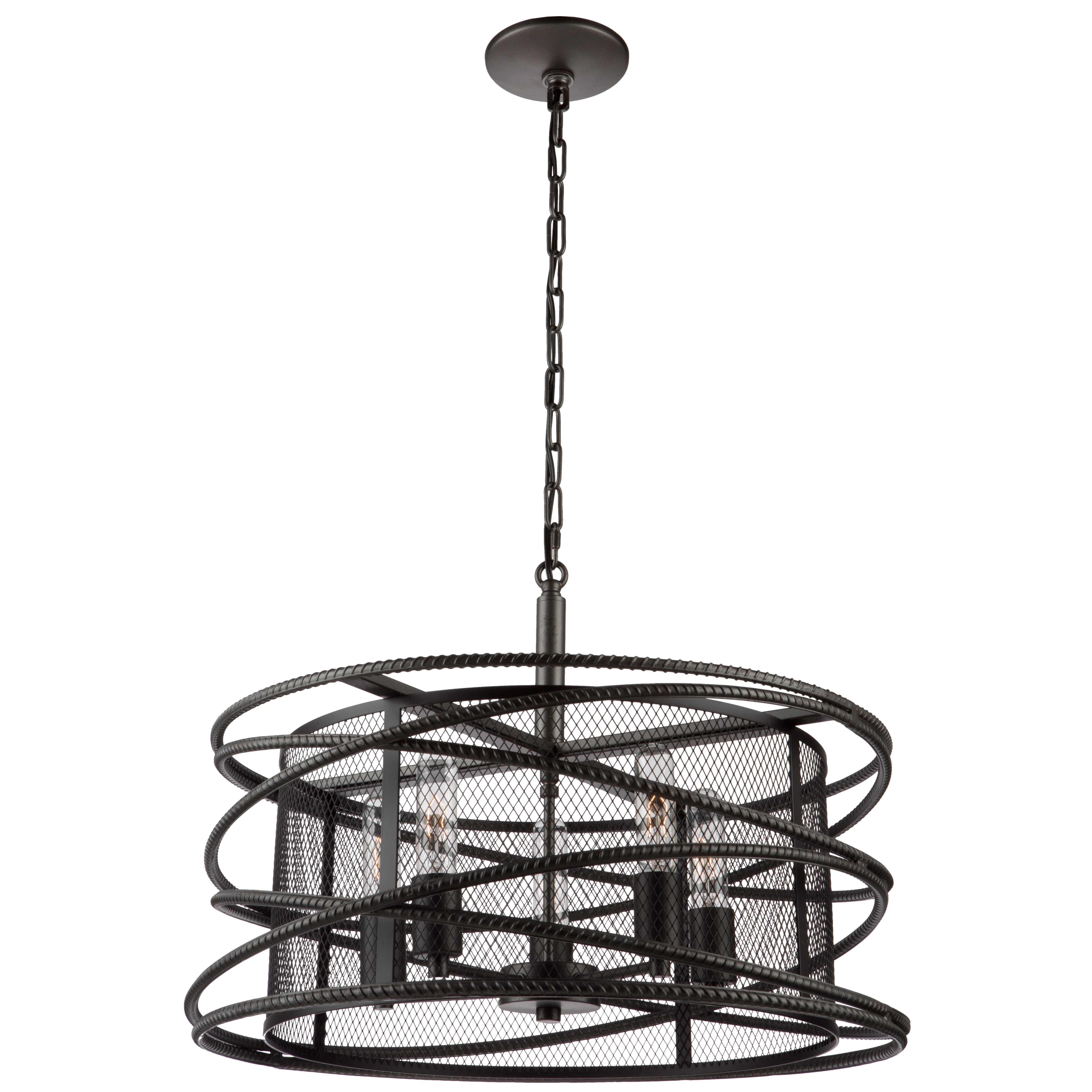 Artcraft Lighting Rebar Studio 5 Light Foyer Pendant Wayfair