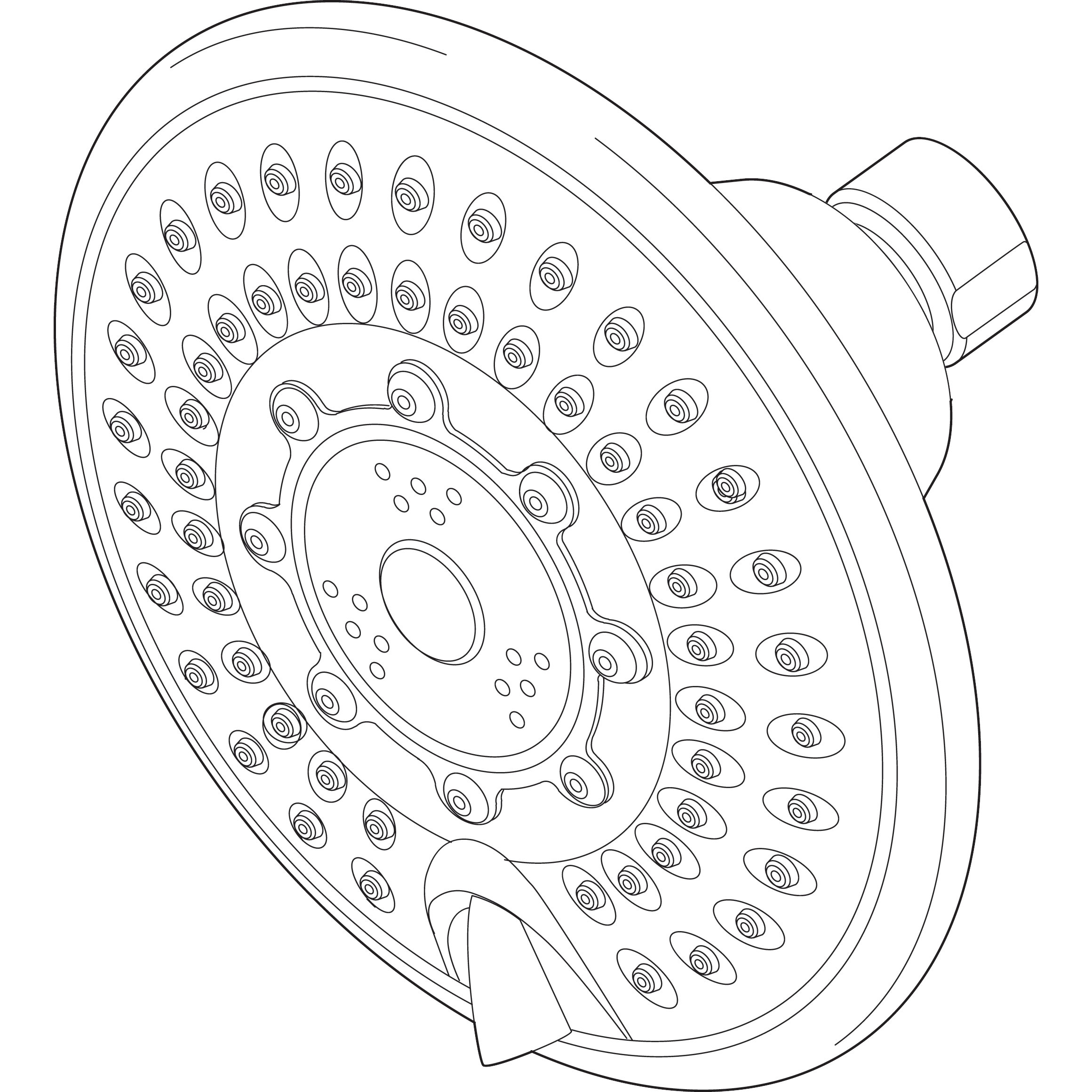 Delta Unversal Showering Components 2.5 GPM Shower Head & Reviews Wayfair
