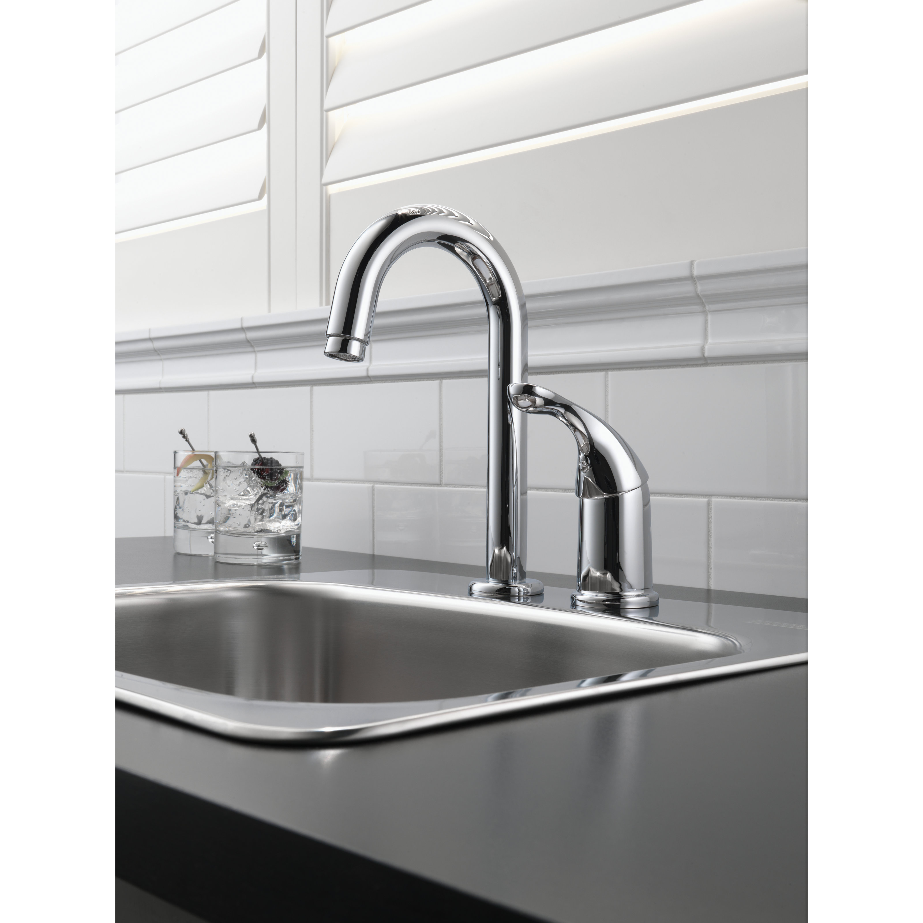 Delta Single Handle Deck Mounted Bar Faucet & Reviews Wayfair