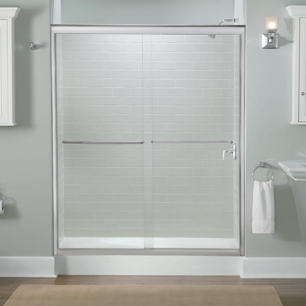 Kohler Fluence 70.31" x 59.63" Sliding Shower Door & Reviews Wayfair