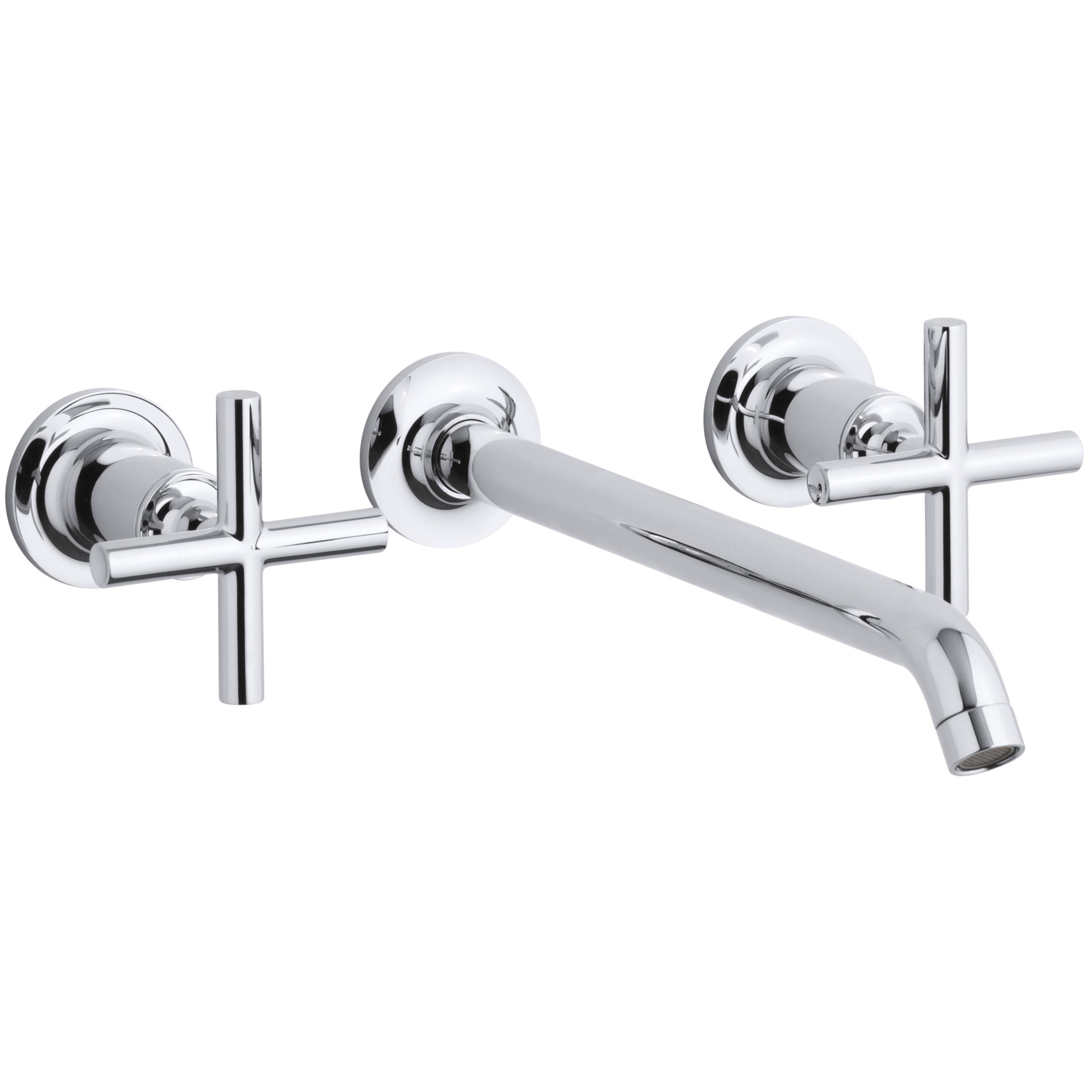 Kohler Purist Widespread Wall-Mount Bathroom Faucet Trim ...