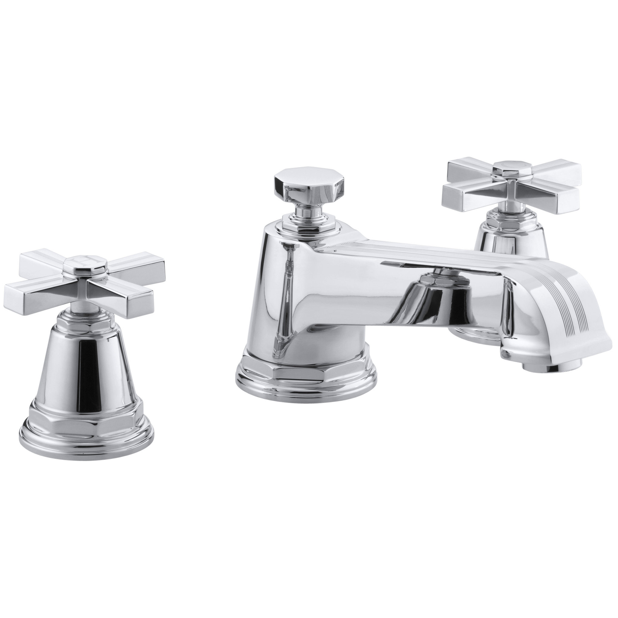 Kohler Pinstripe DeckMount Bath Faucet Trim for HighFlow Valve with