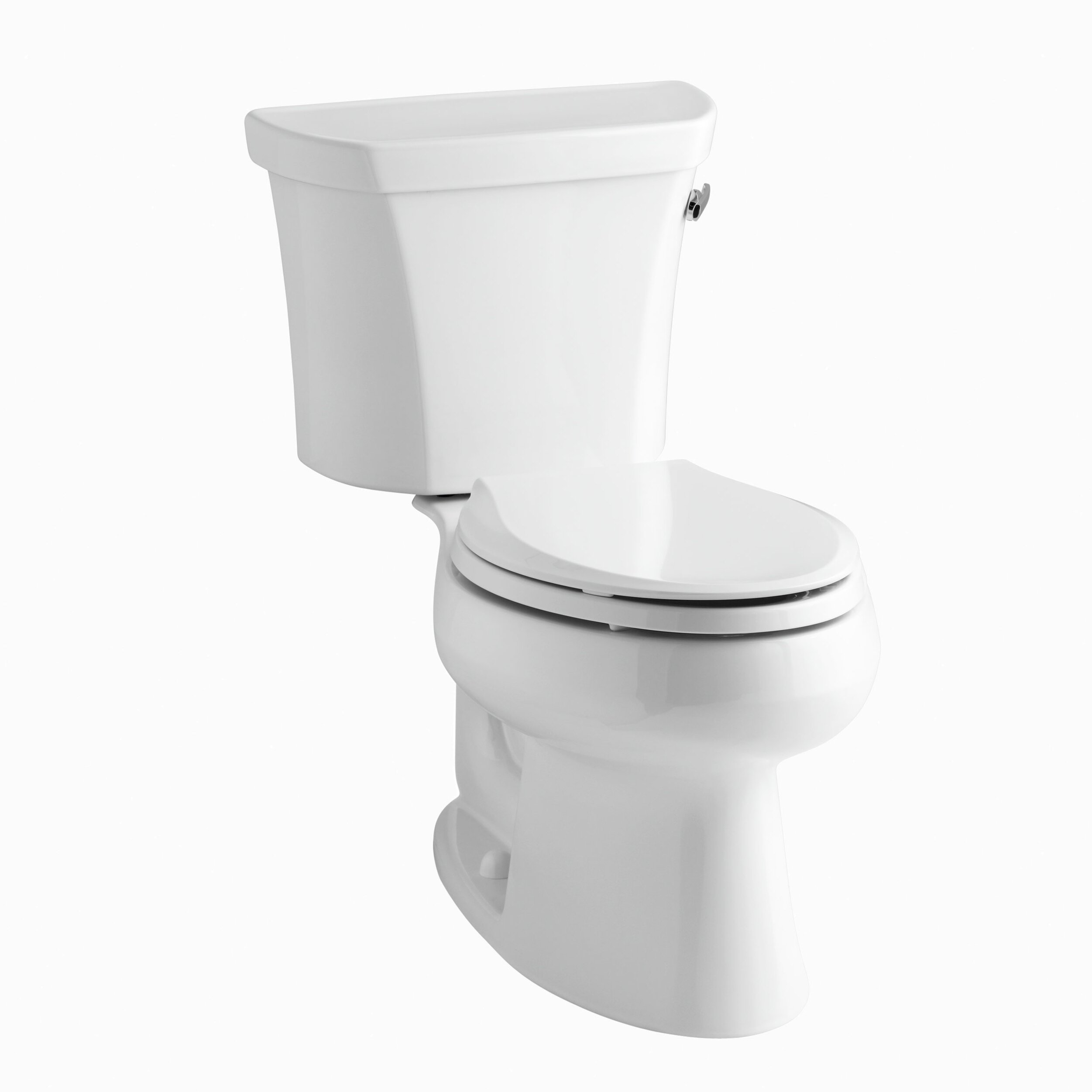 Kohler Wellworth Two-Piece Elongated 1.28 GPF Toilet With Class Five ...