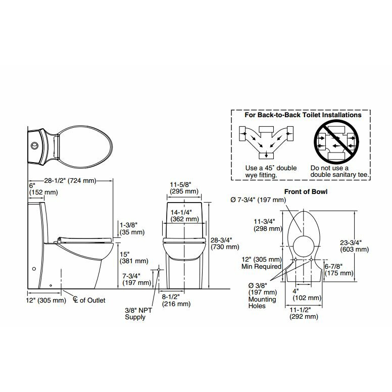 Kohler Empress Bouquet Design On Saile One-Piece Elongated Dual-Flush ...