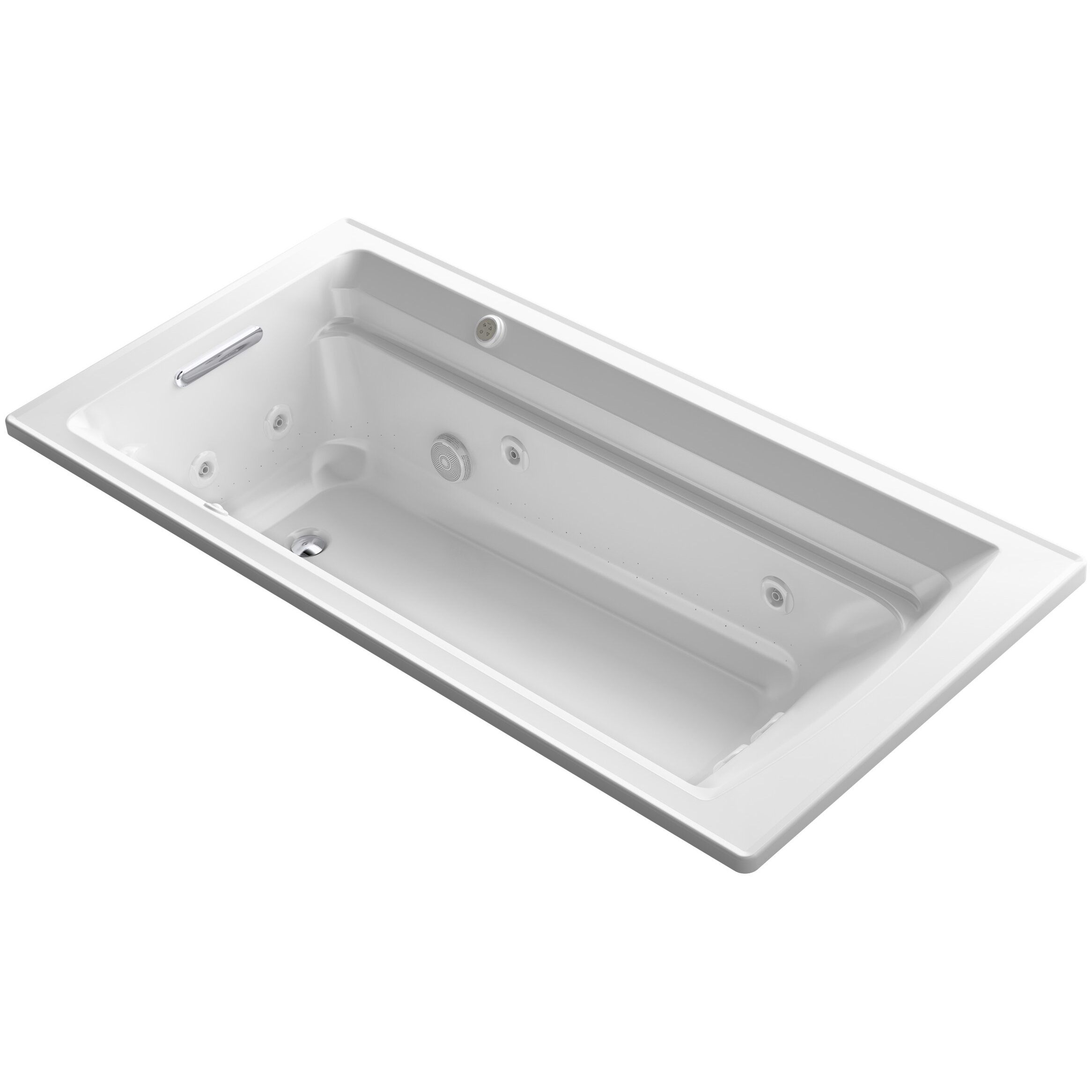 Kohler Archer 72" x 36" Air / Whirlpool Bathtub | Wayfair