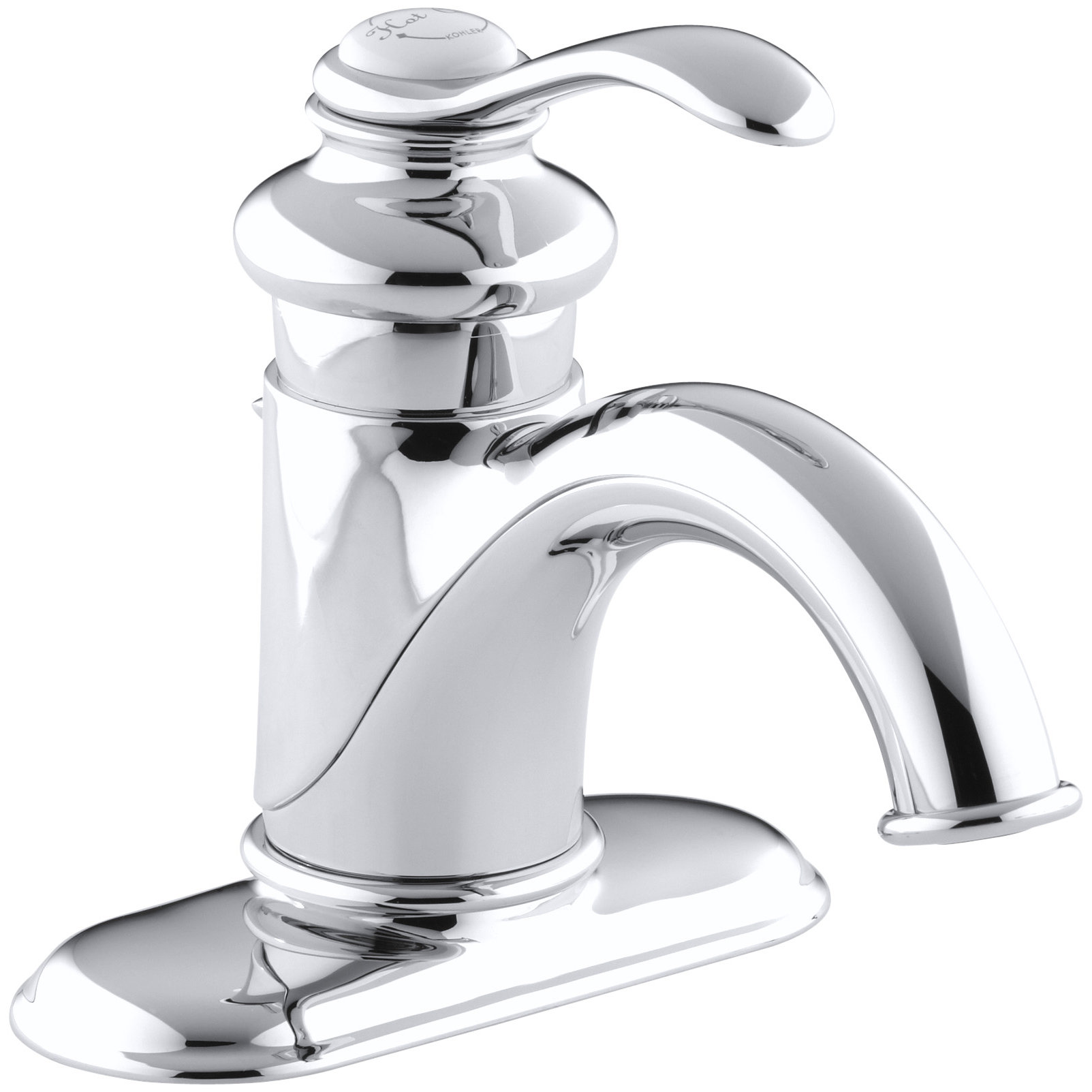 Kohler Fairfax Single Control Lavatory Faucet With Lever Handle And Pop Up Drain 12181 