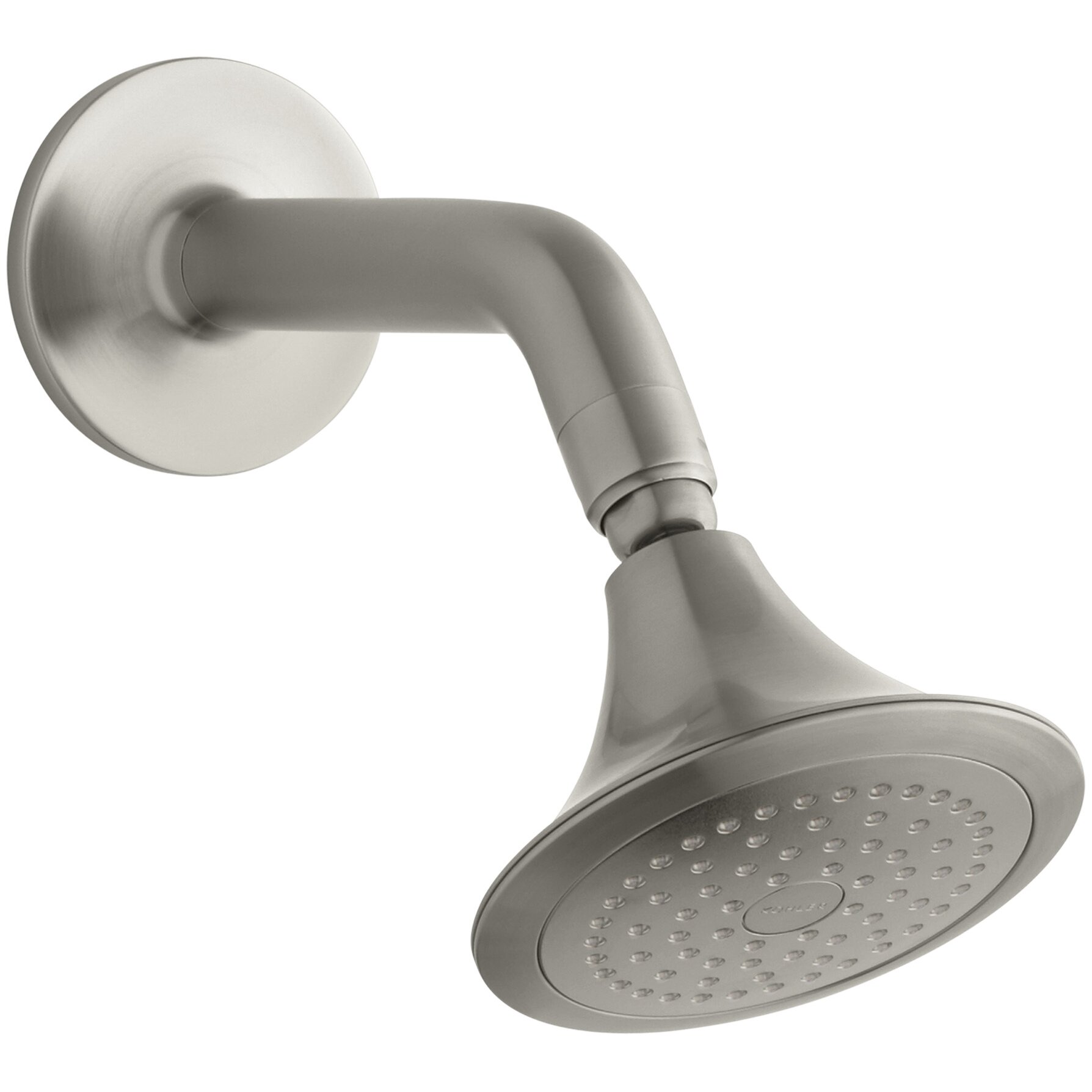 Kohler Symbol 2.5 GPM SingleFunction WallMount Shower Head with Arm