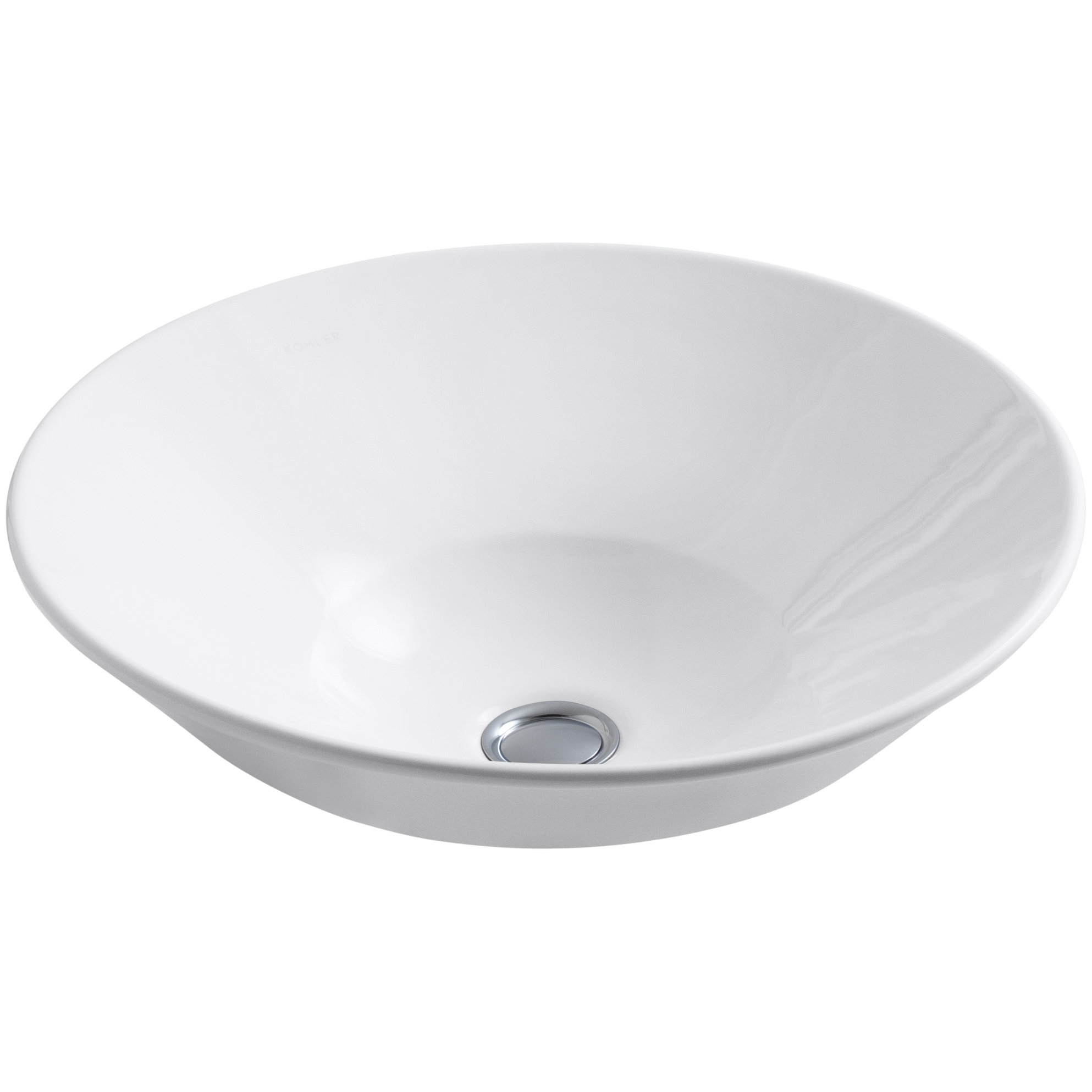 Kohler Conical Bell Vessel AboveCounter or WallMount Bathroom Sink