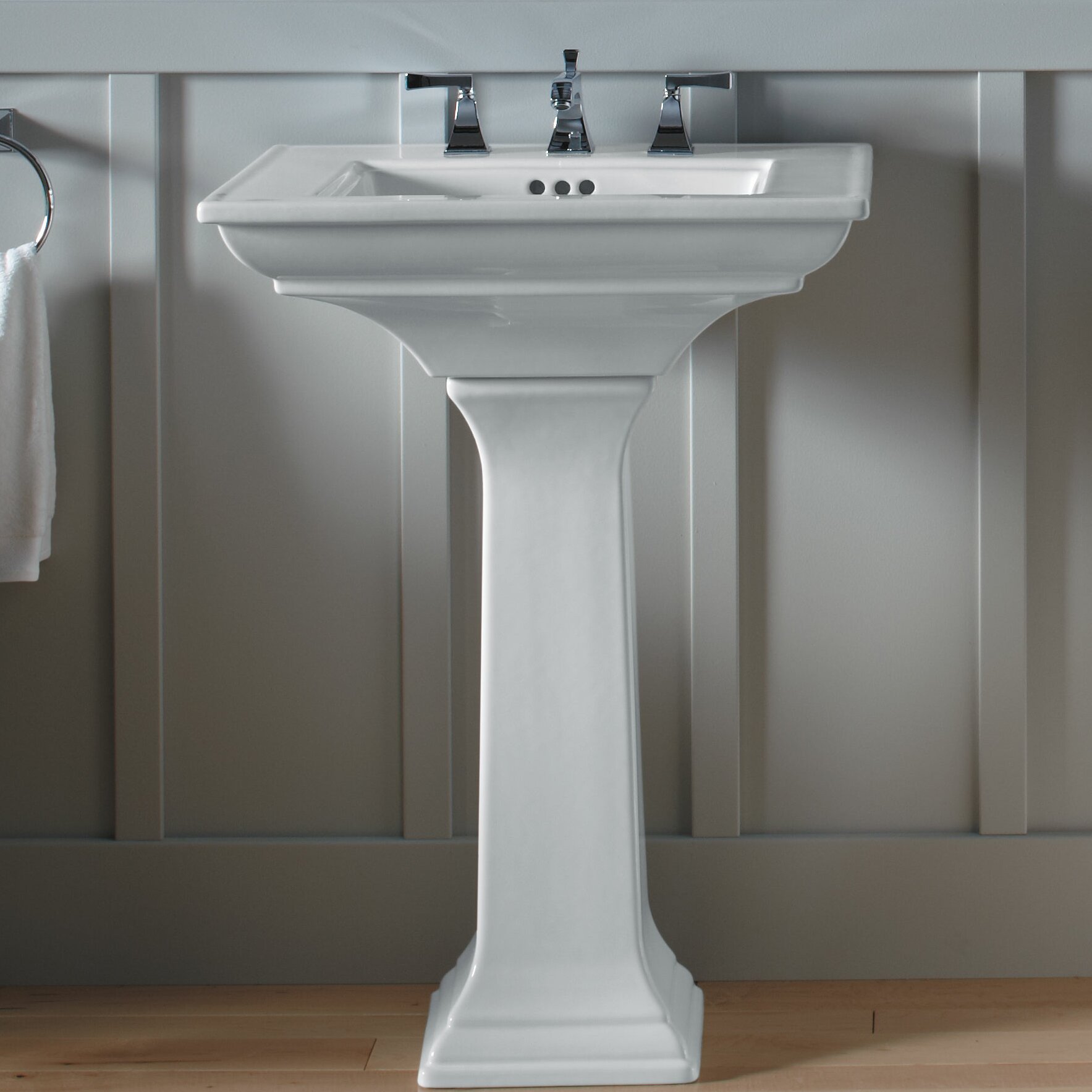Kohler Memoirs Stately 24" Pedestal Bathroom Sink ...
