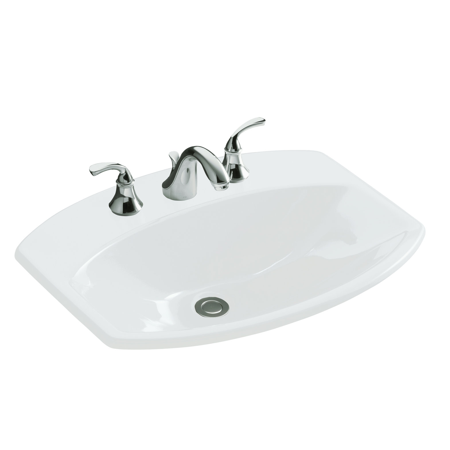 Kohler Cimarron DropIn Bathroom Sink & Reviews Wayfair