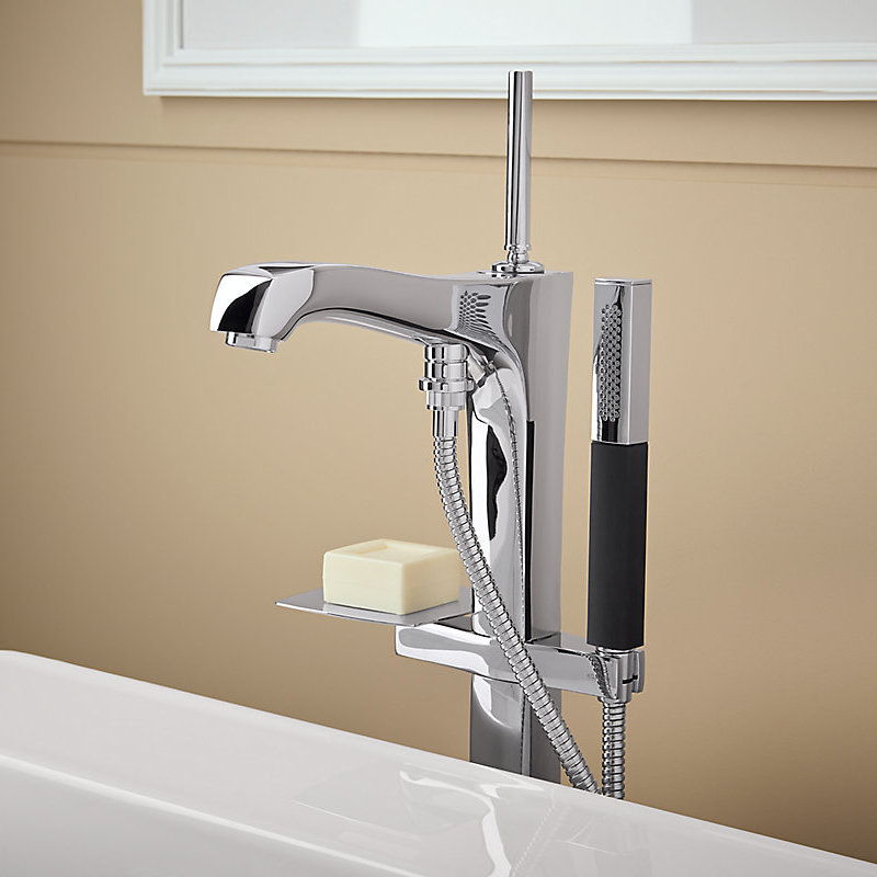 Kohler Margaux Floor Mount Bath Filler with Hand Shower  Wayfair