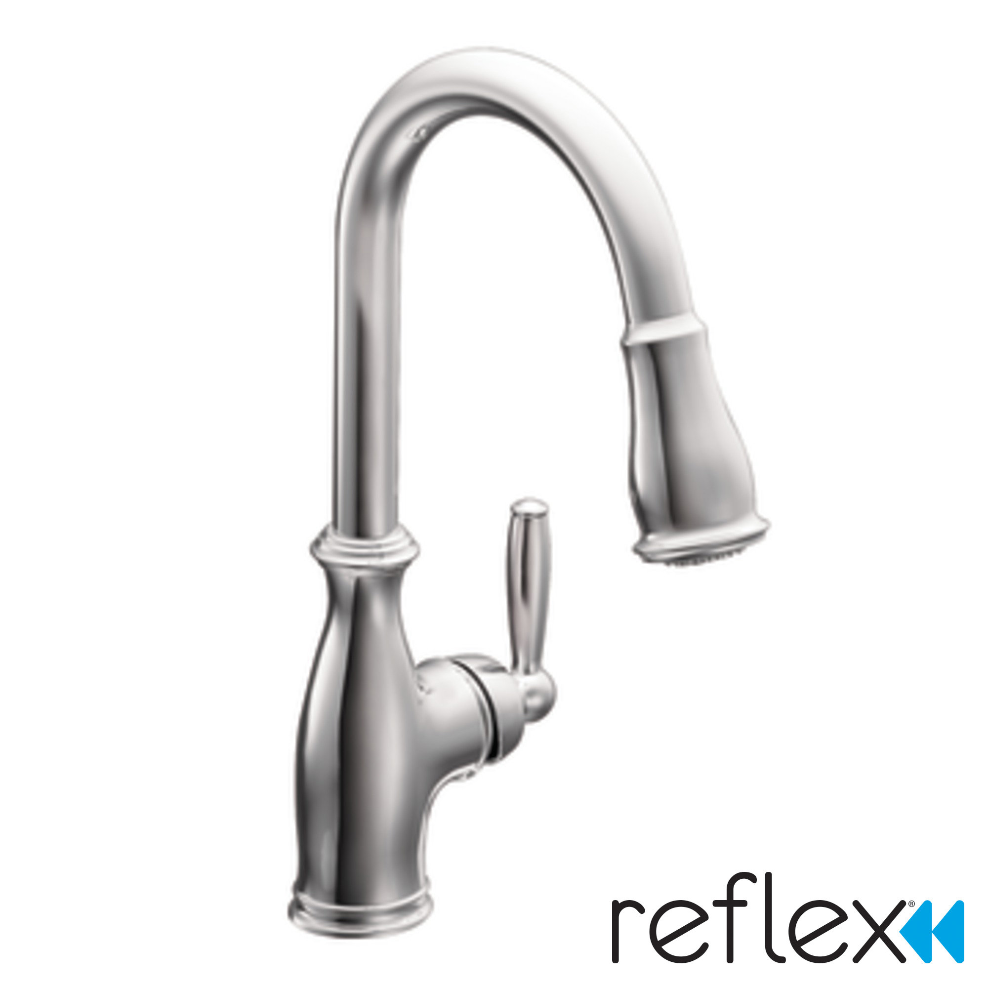 Moen Brantford Single Handle Kitchen Faucet & Reviews | Wayfair