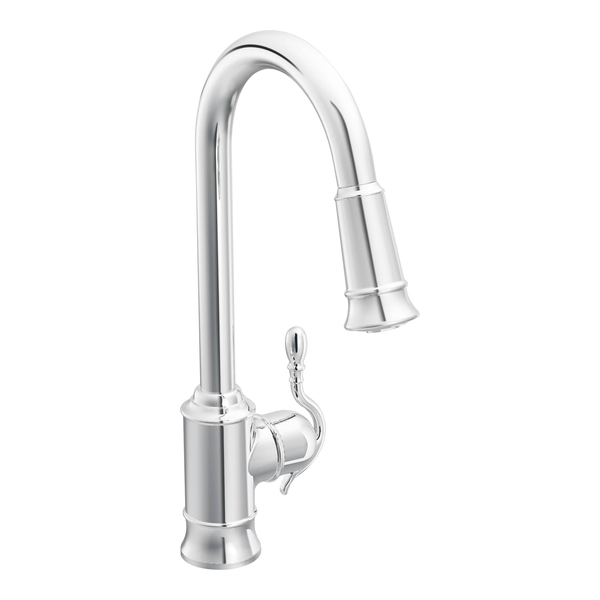 Moen Woodmere One Handle High Arc Pulldown Kitchen Faucet S7208C 