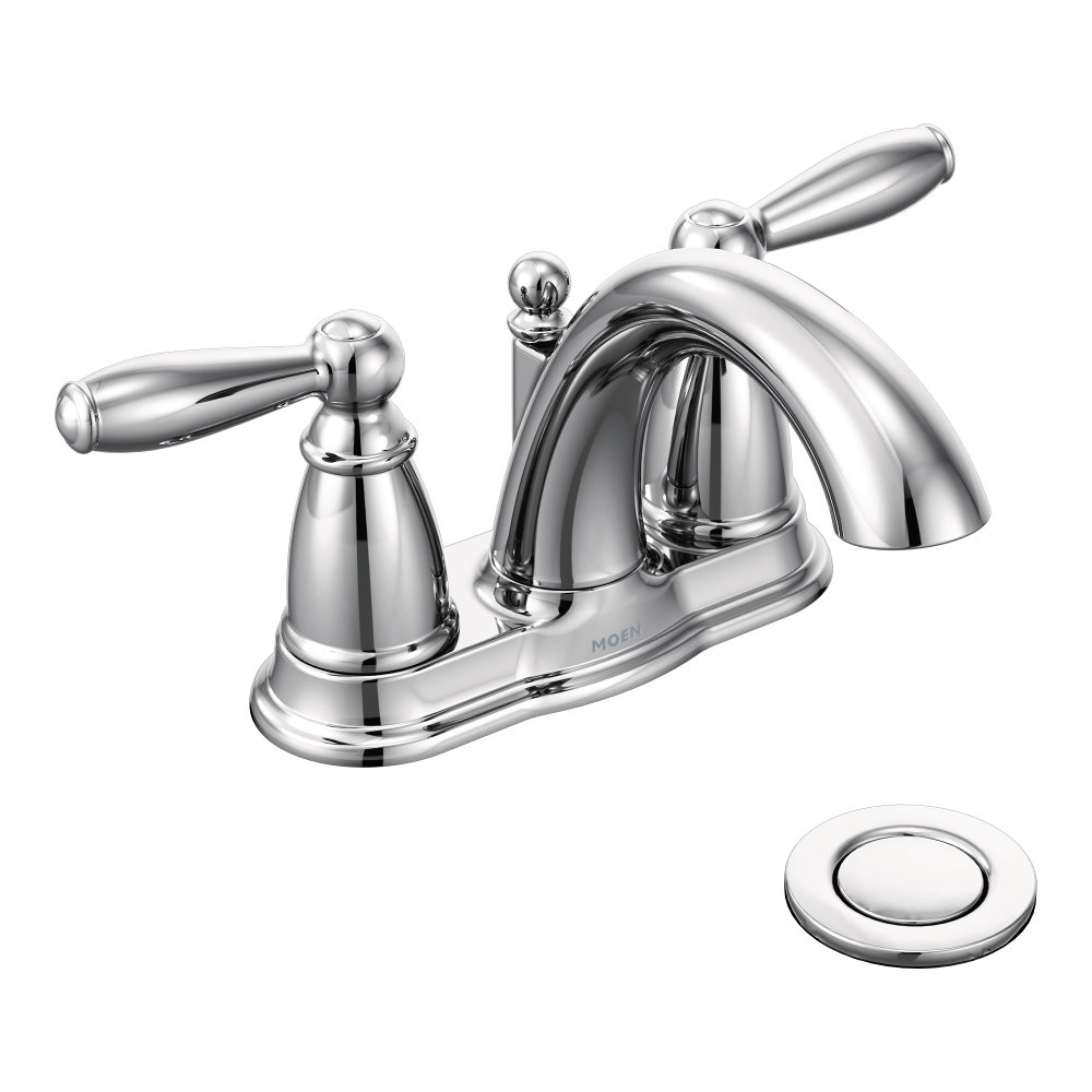 Moen Brantford Centerset Bathroom Faucet With Double Handles 6610 