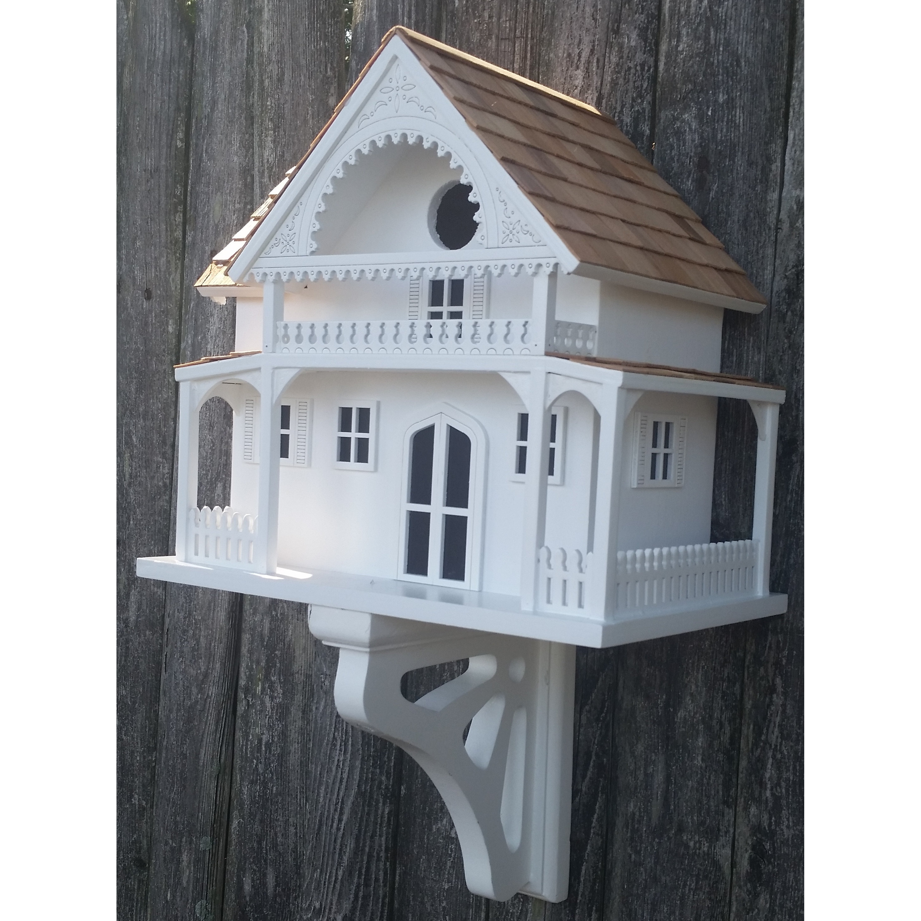 Home Bazaar Shelter Island Summer Cottage Mounted Birdhouse Wayfair