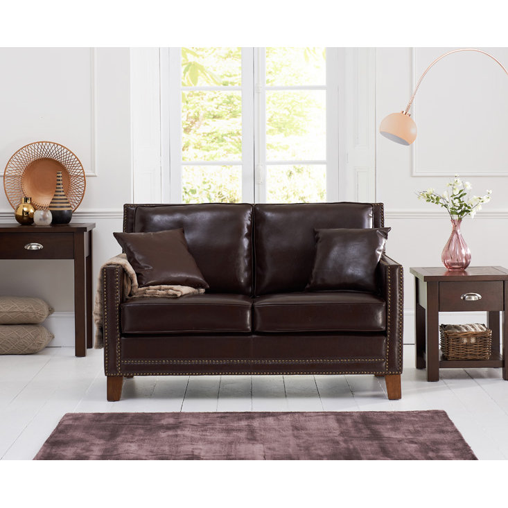 Mark Harris Furniture Arundel Genuine Leather 2 Seater Sofa Wayfair UK