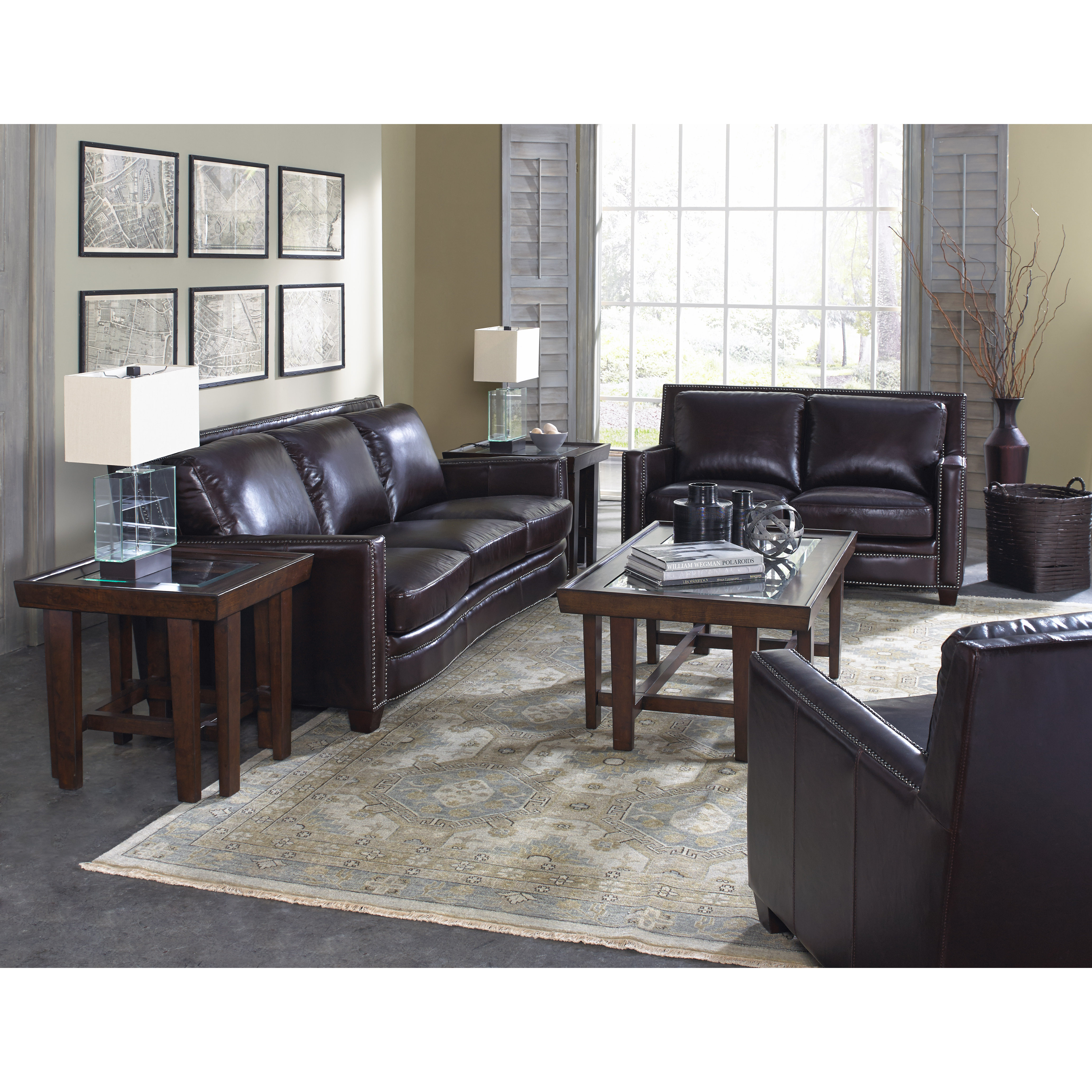 Lazzaro Leather Simplicity Leather Loveseat Wayfair