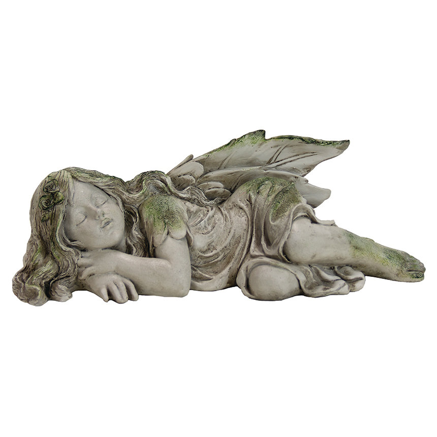 Exhart Sleeping Fairy Statue & Reviews | Wayfair