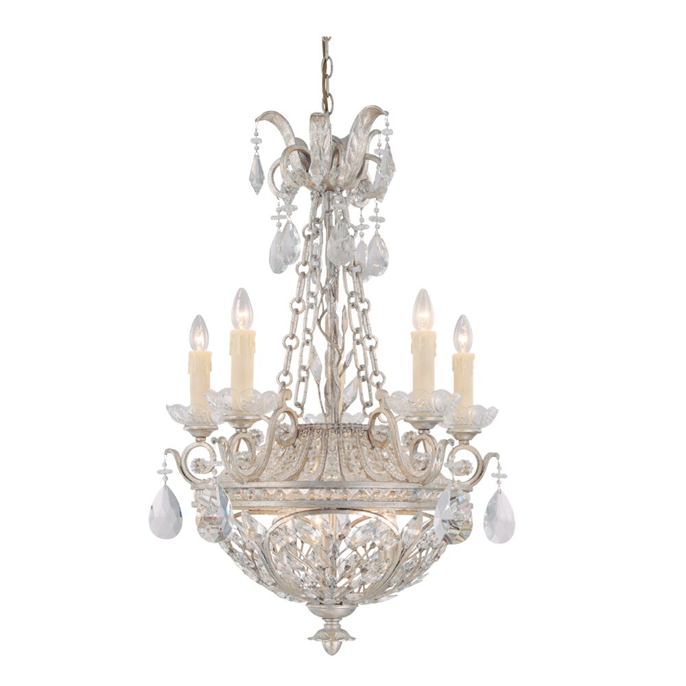 Savoy House Victoria 5 Light Crystal Chandelier | Wayfair UK