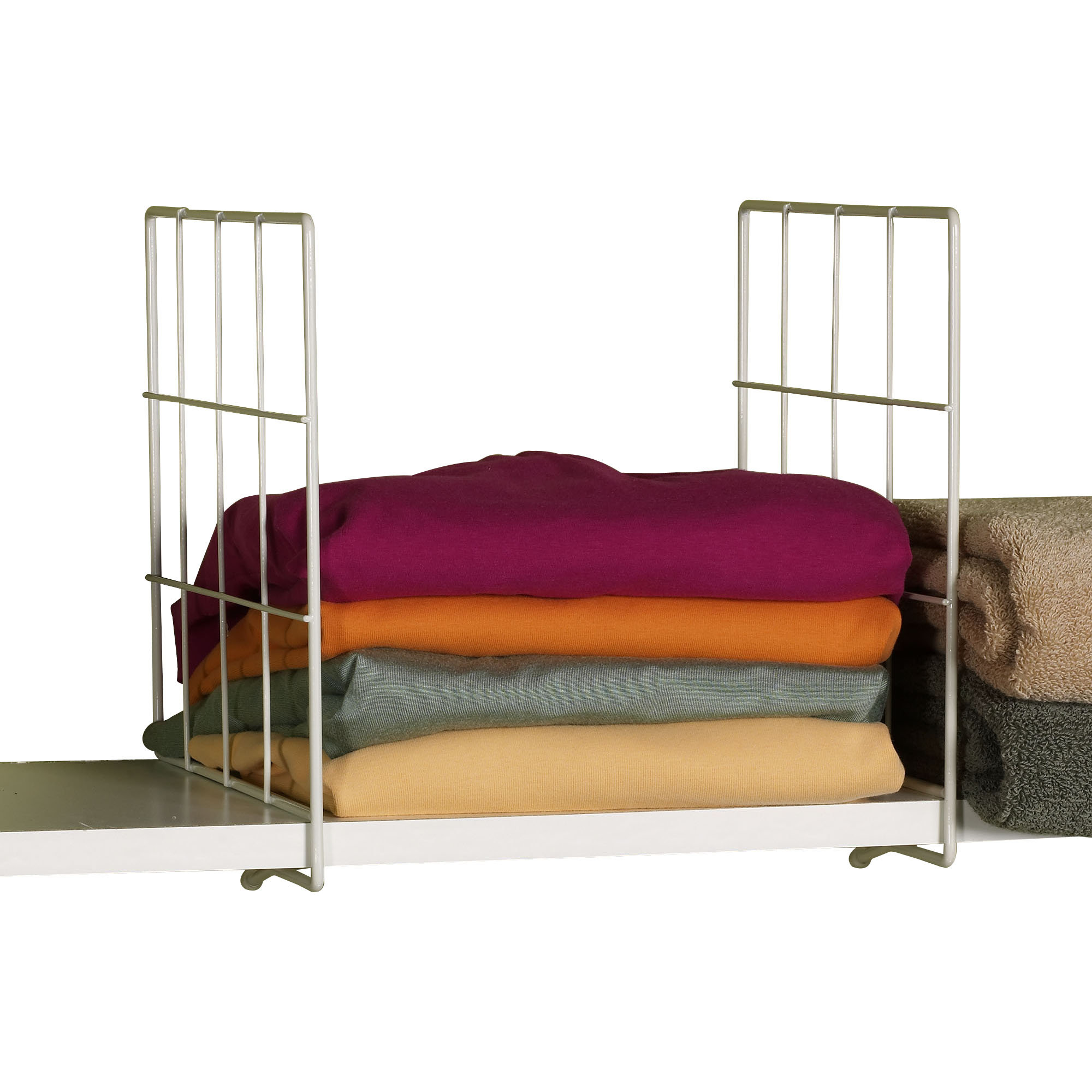Household Essentials Metal Shelf Divider & Reviews | Wayfair