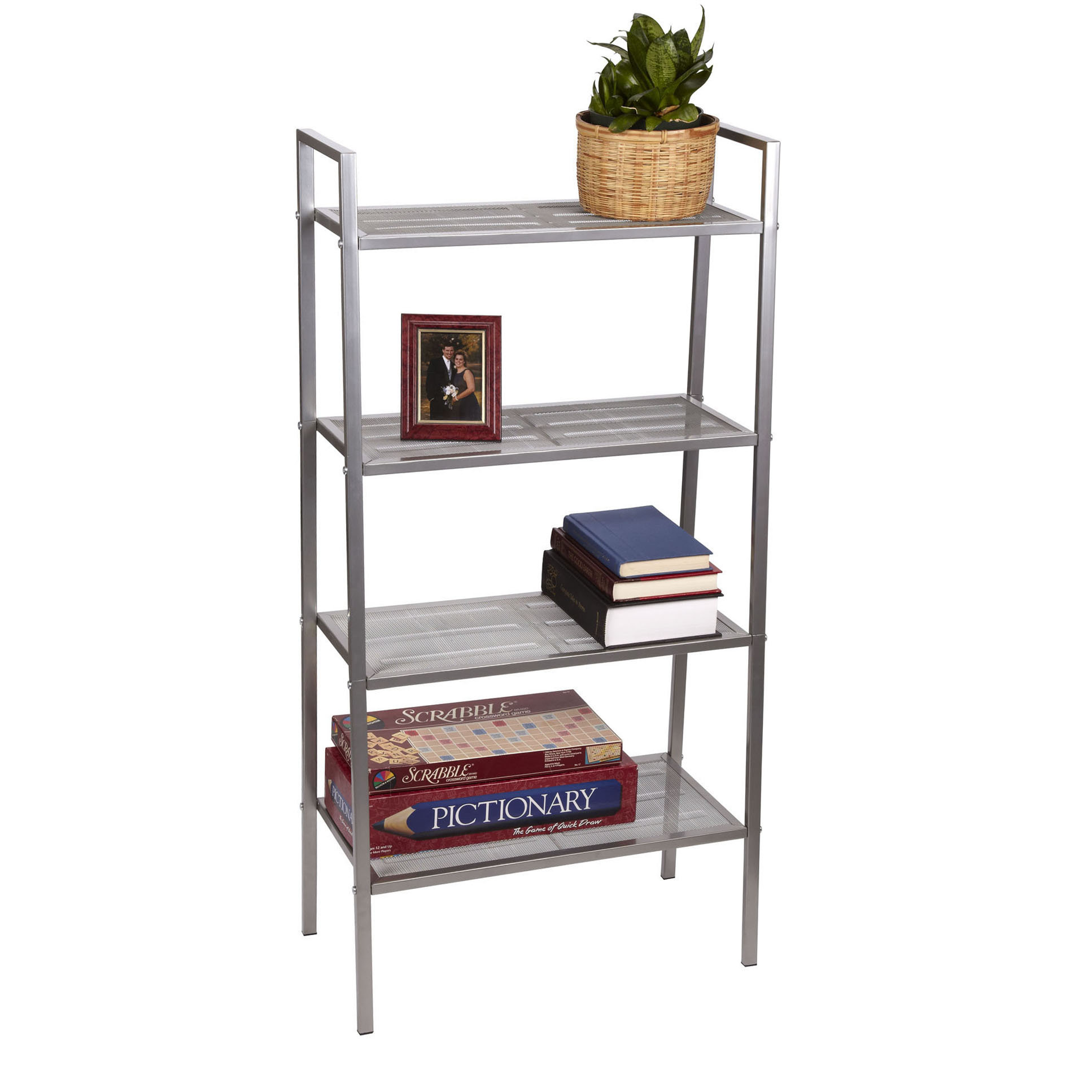 Household Essentials FreeStanding 46.5" H Four Shelf Shelving Unit & Reviews Wayfair