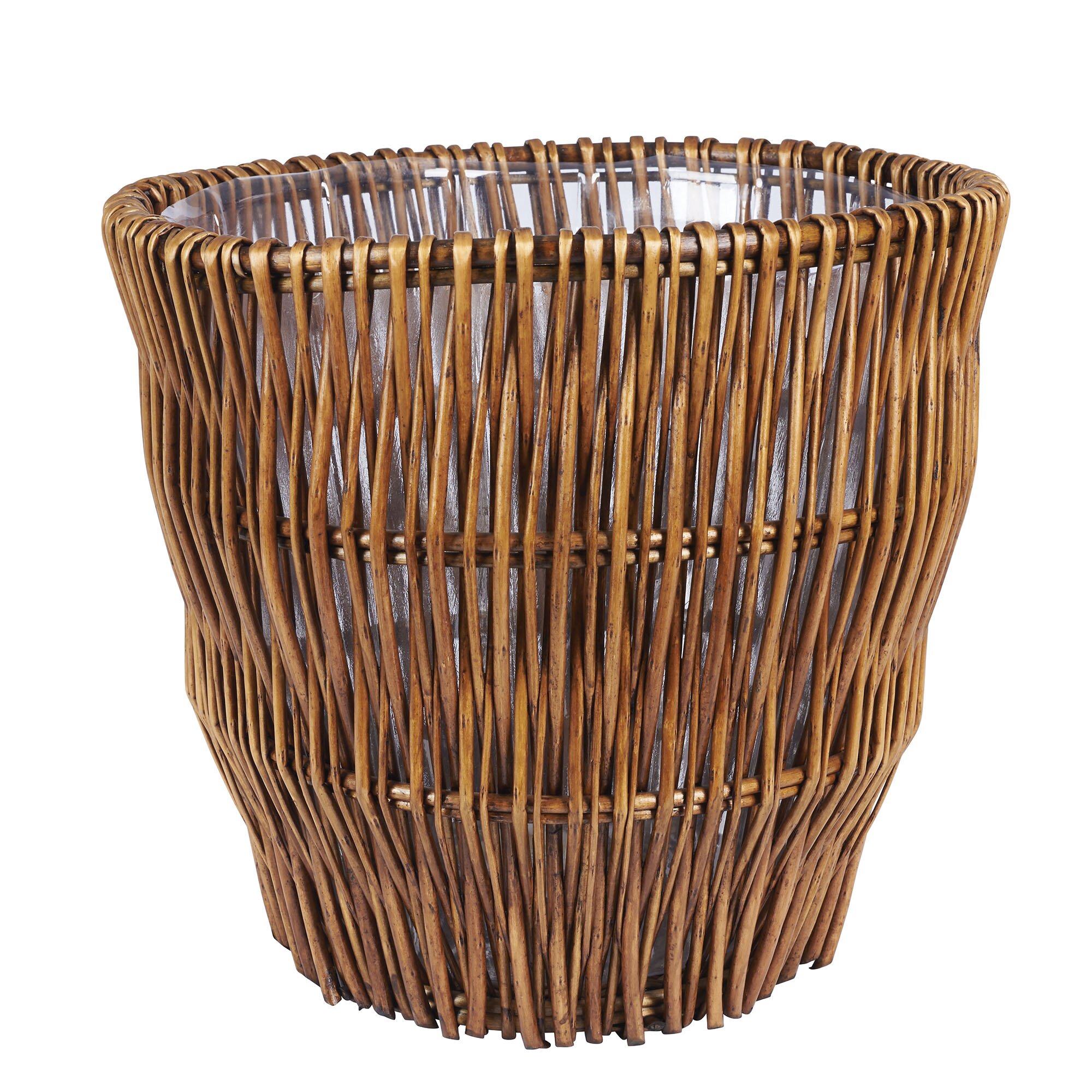 Household Essentials Wicker Trash Can Wayfair