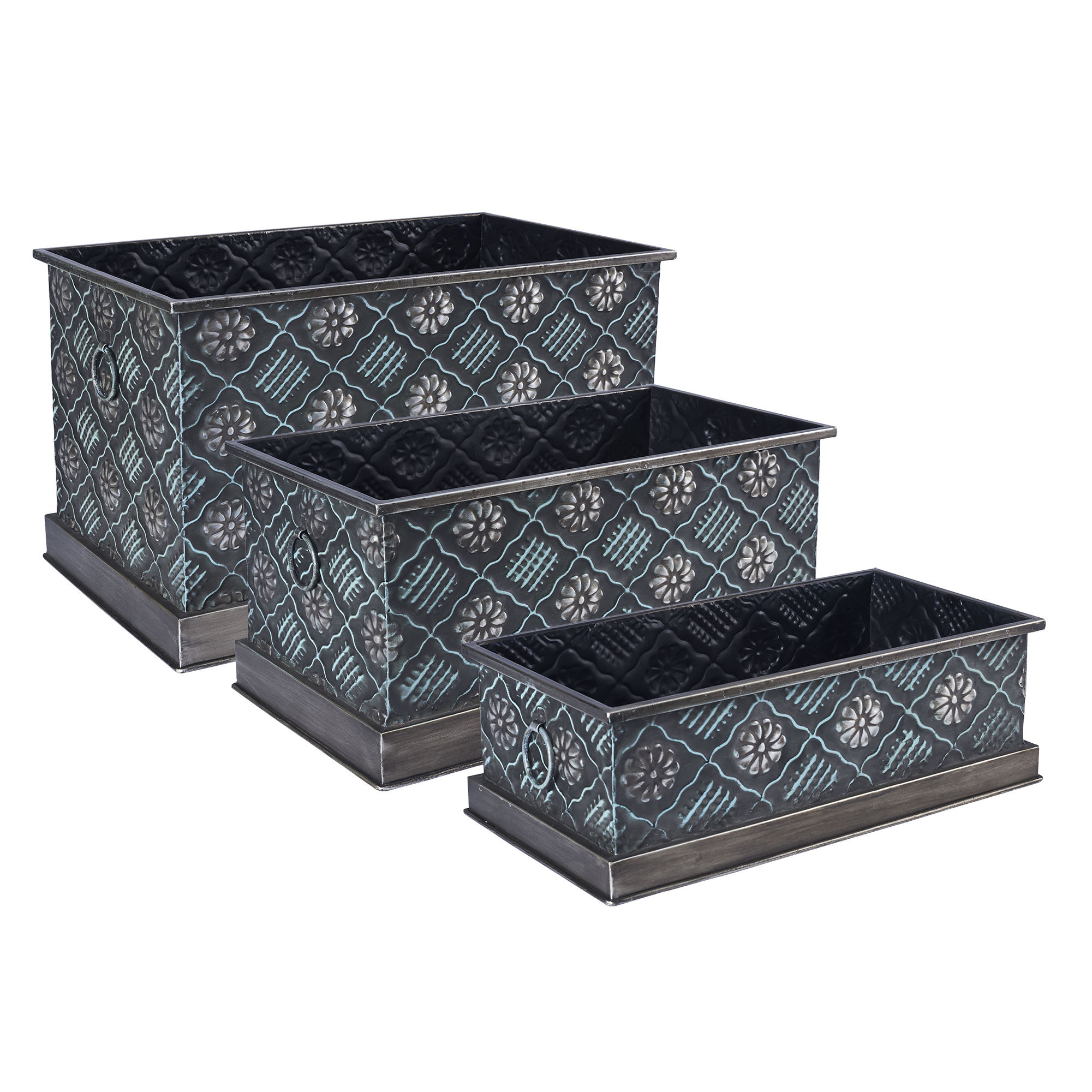 Household Essentials Chelsea Metal Storage Box & Reviews Wayfair