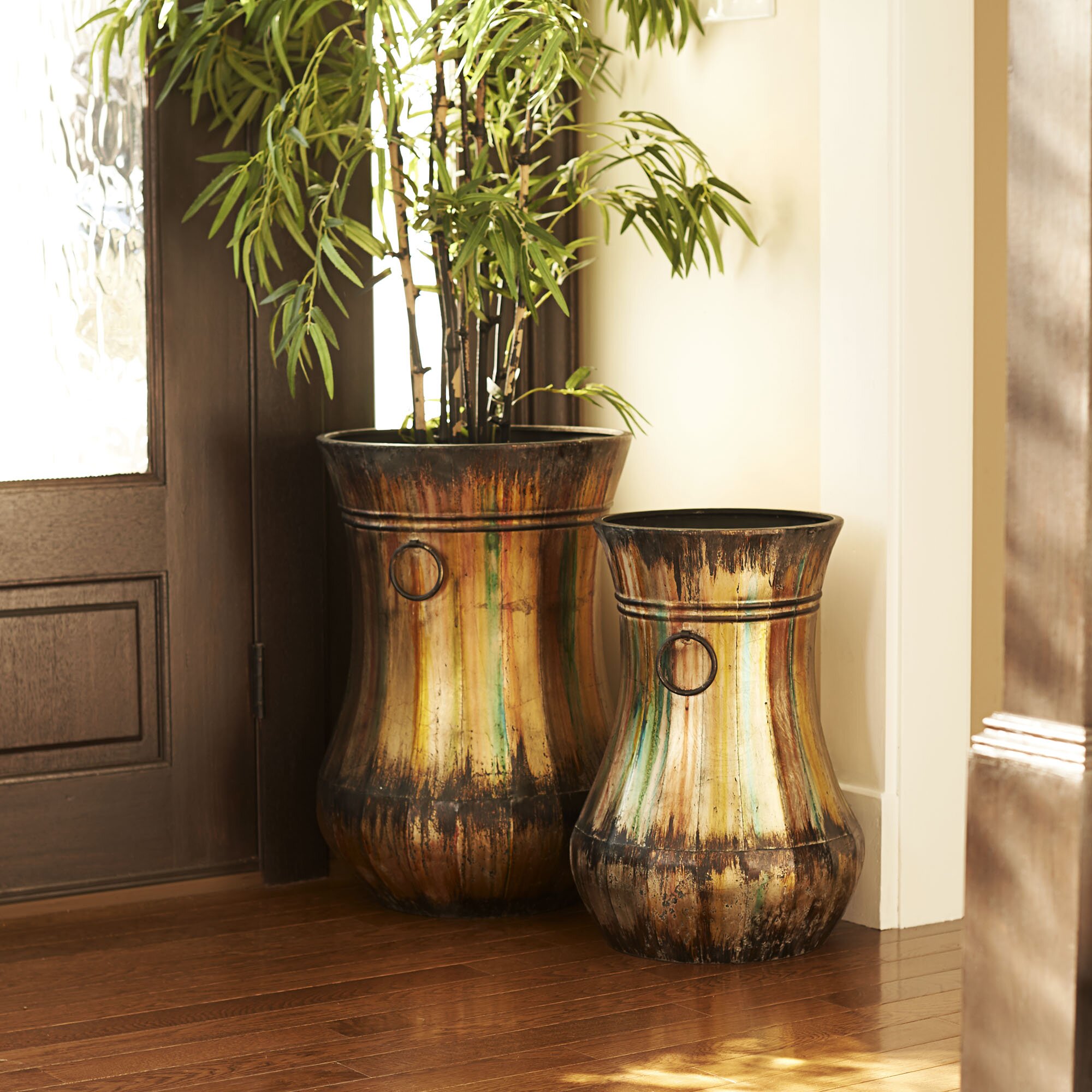 Household Essentials HandPainted Floor Vase & Reviews