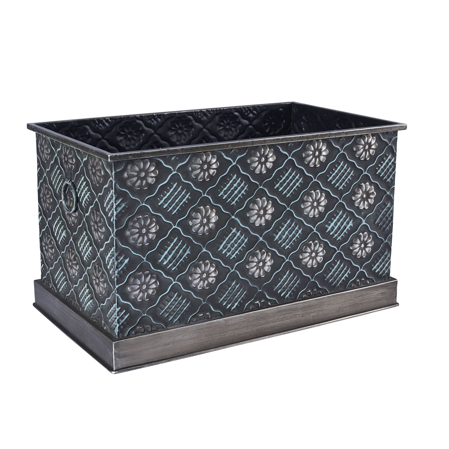 Household Essentials Chelsea Metal Storage Box & Reviews | Wayfair