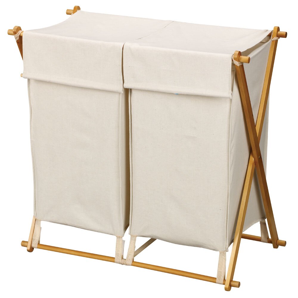 Household Essentials X Frame Double Hamper & Reviews | Wayfair