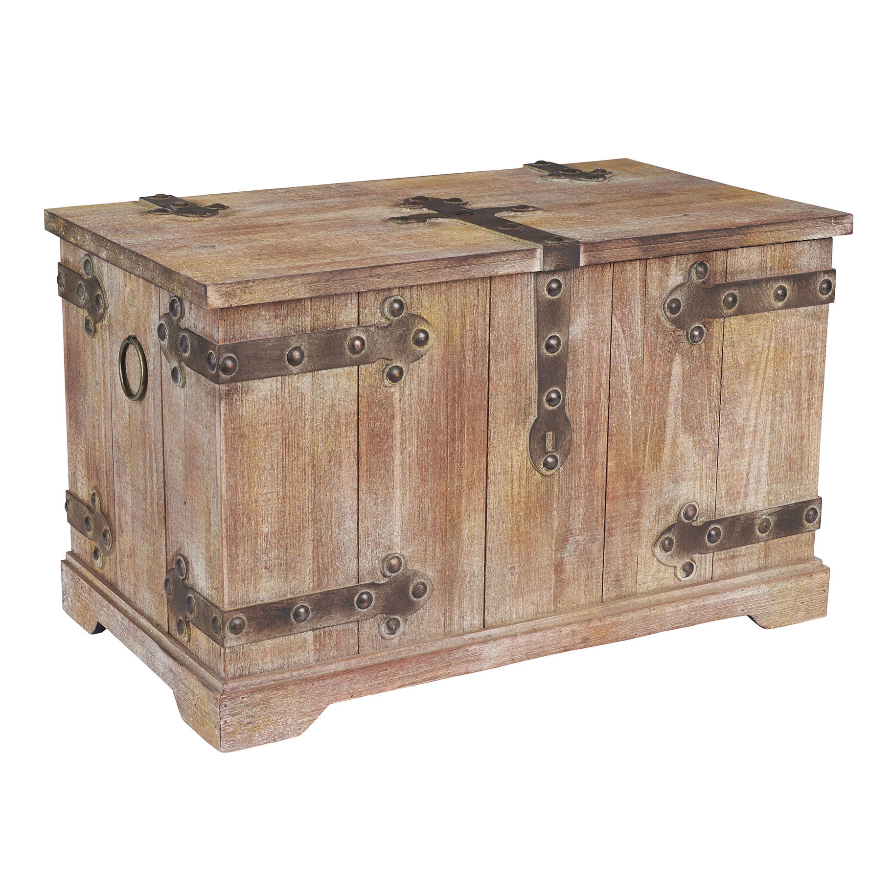 Household Essentials Large Victorian Storage Trunk Wayfair.ca