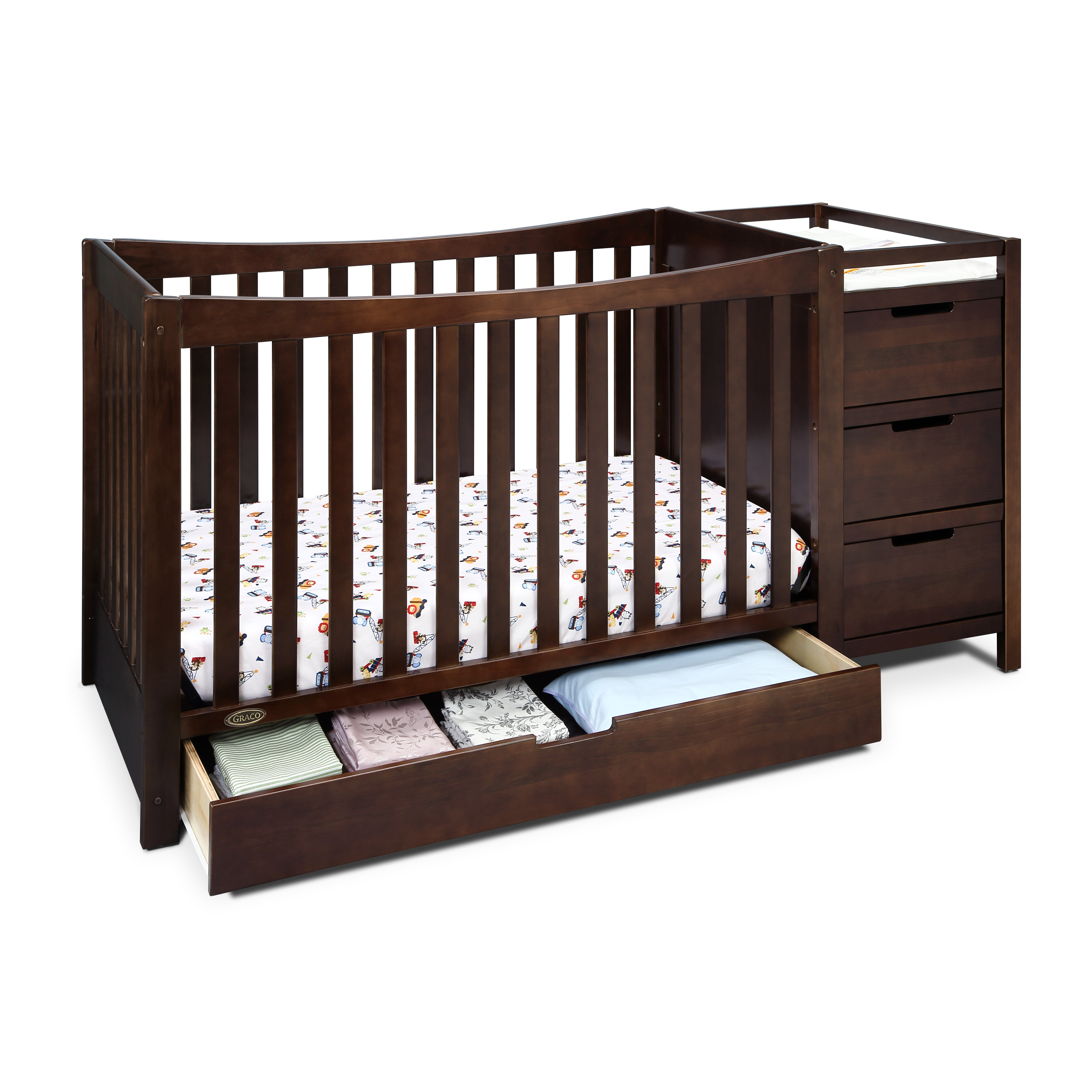 Graco Remi 4in1 Convertible Crib and Changer & Reviews Wayfair