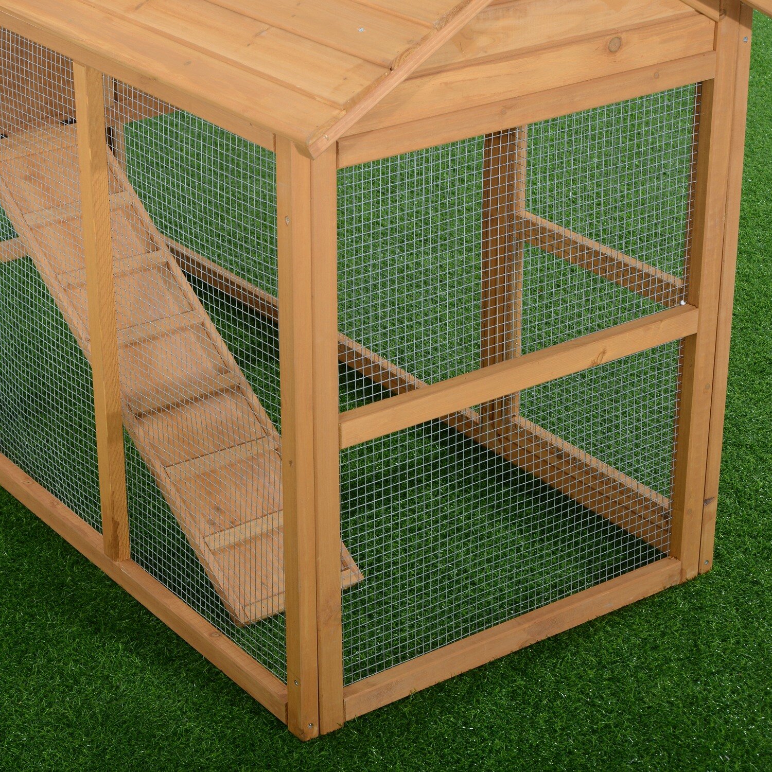 Aosom Deluxe Portable Backyard Chicken Coop with Nesting box &amp; Reviews 