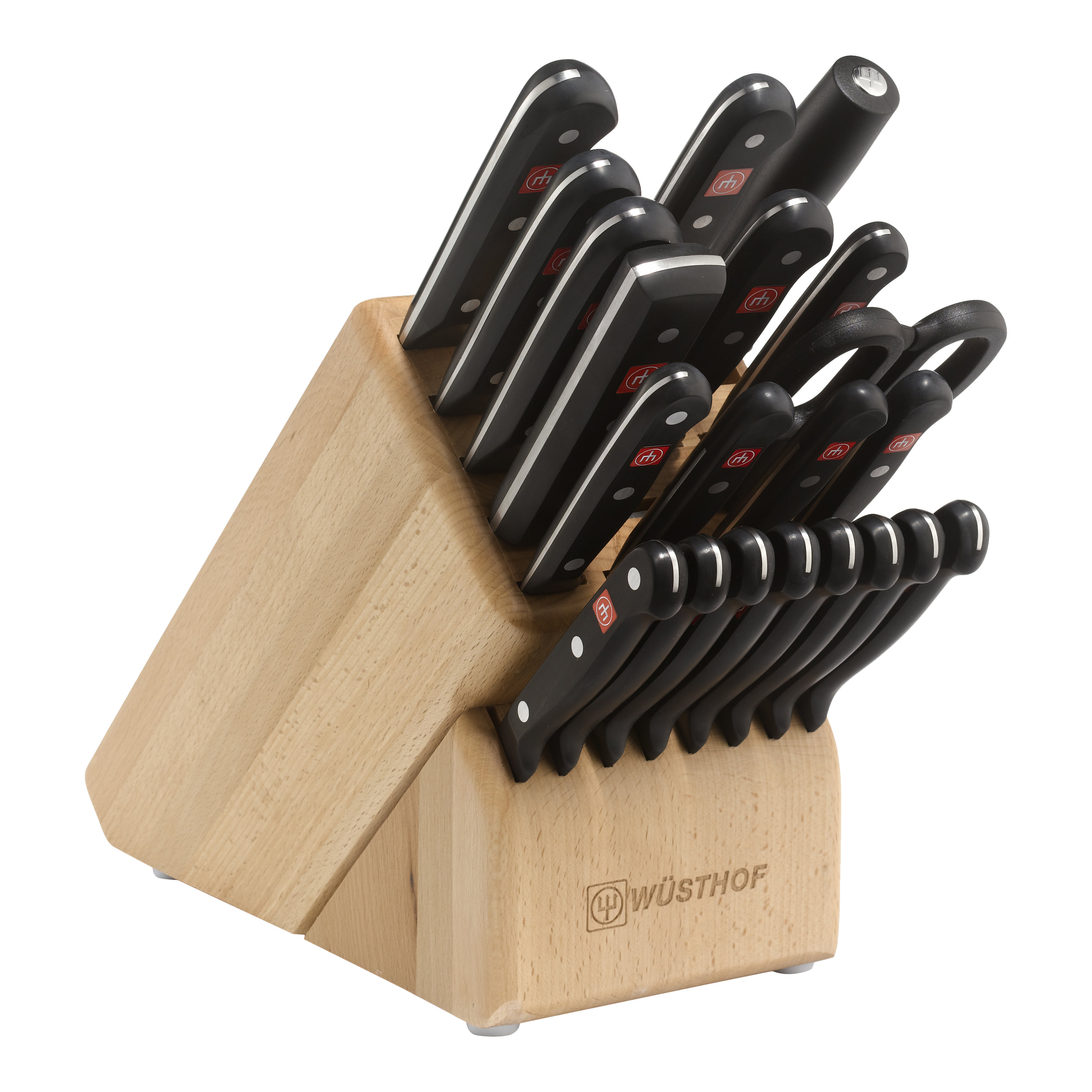 Wusthof Gourmet 23 Piece Beech Knife Block Set & Reviews Wayfair