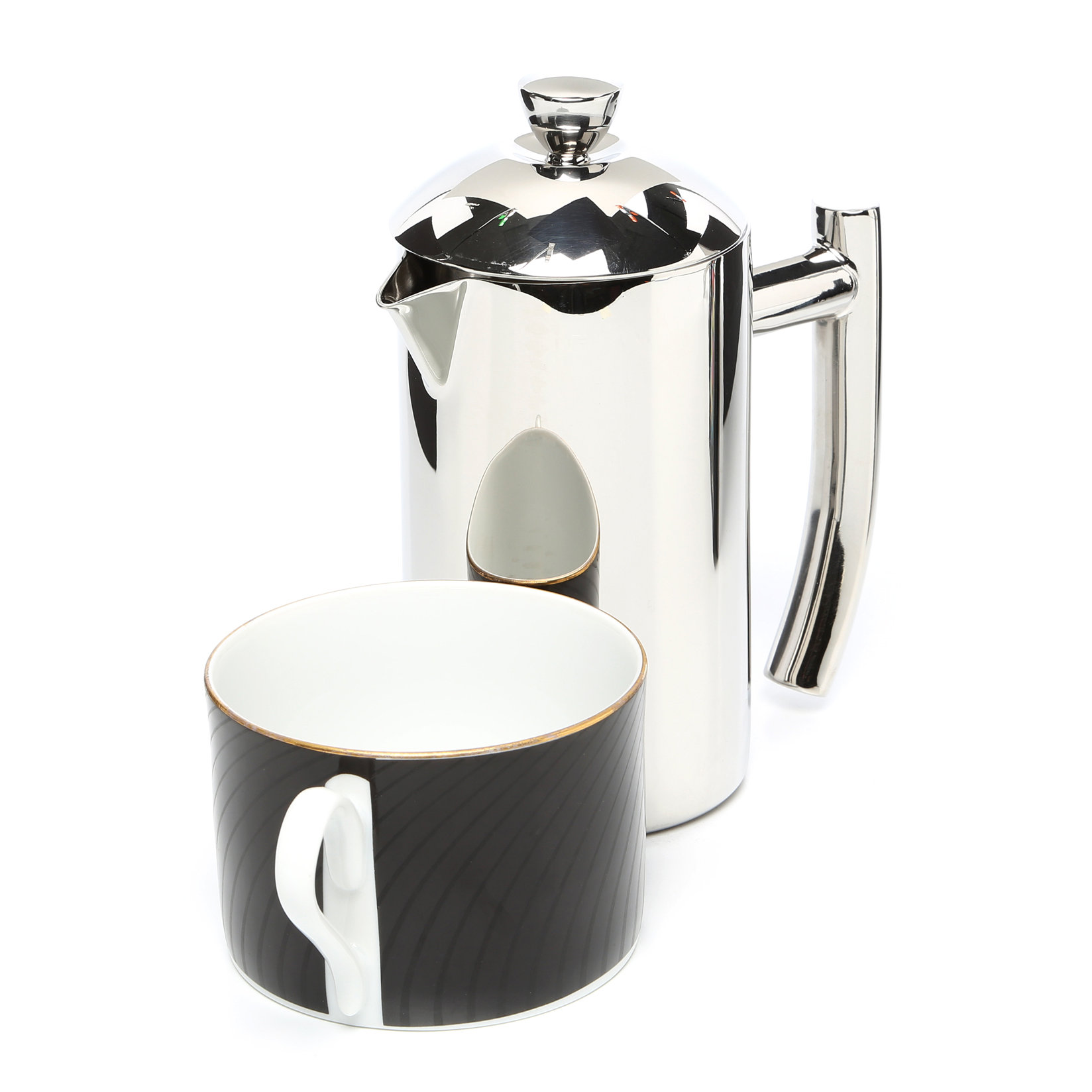 Frieling Polished Stainless Steel French Press & Reviews Wayfair
