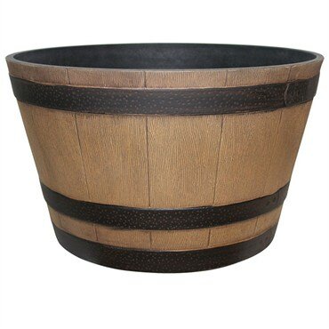 Southern Patio Sales Round Barrel Planter | Wayfair