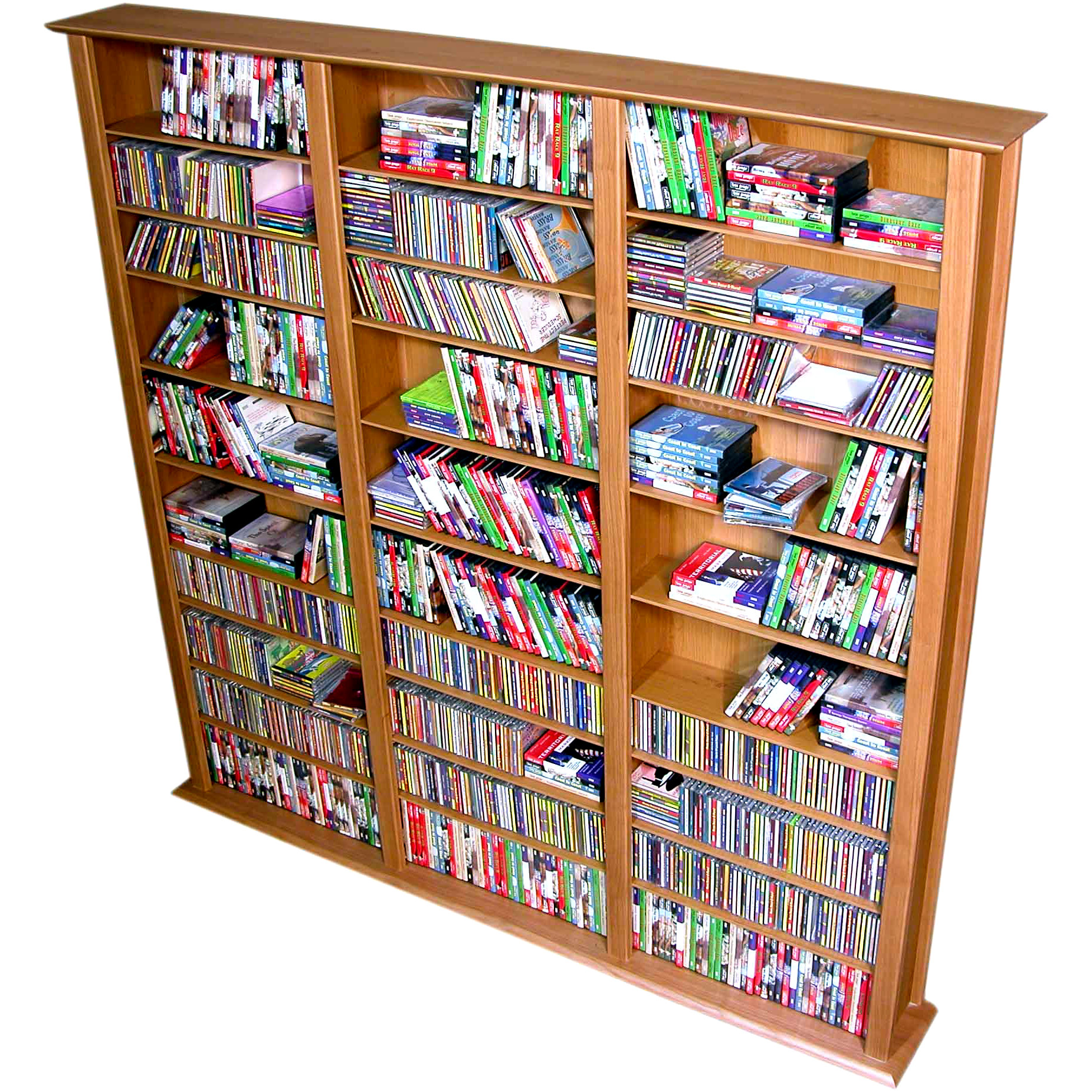 Venture Horizon VHZ Entertainment Large Triple Multimedia Storage Rack